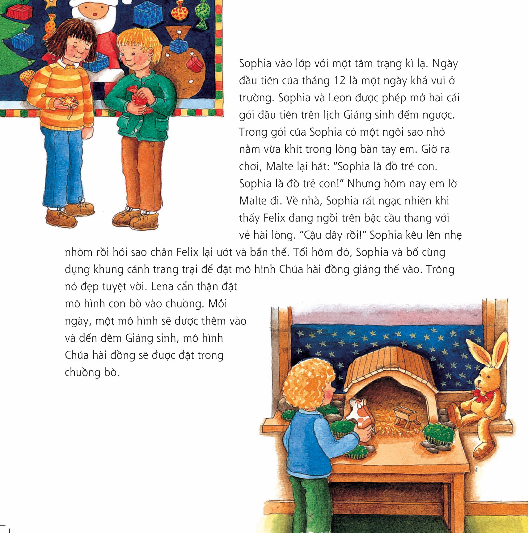 những lá thư giáng sinh của felix - chú thỏ bé đi thăm ông già noel (tái bản 2019) - Ảnh 3