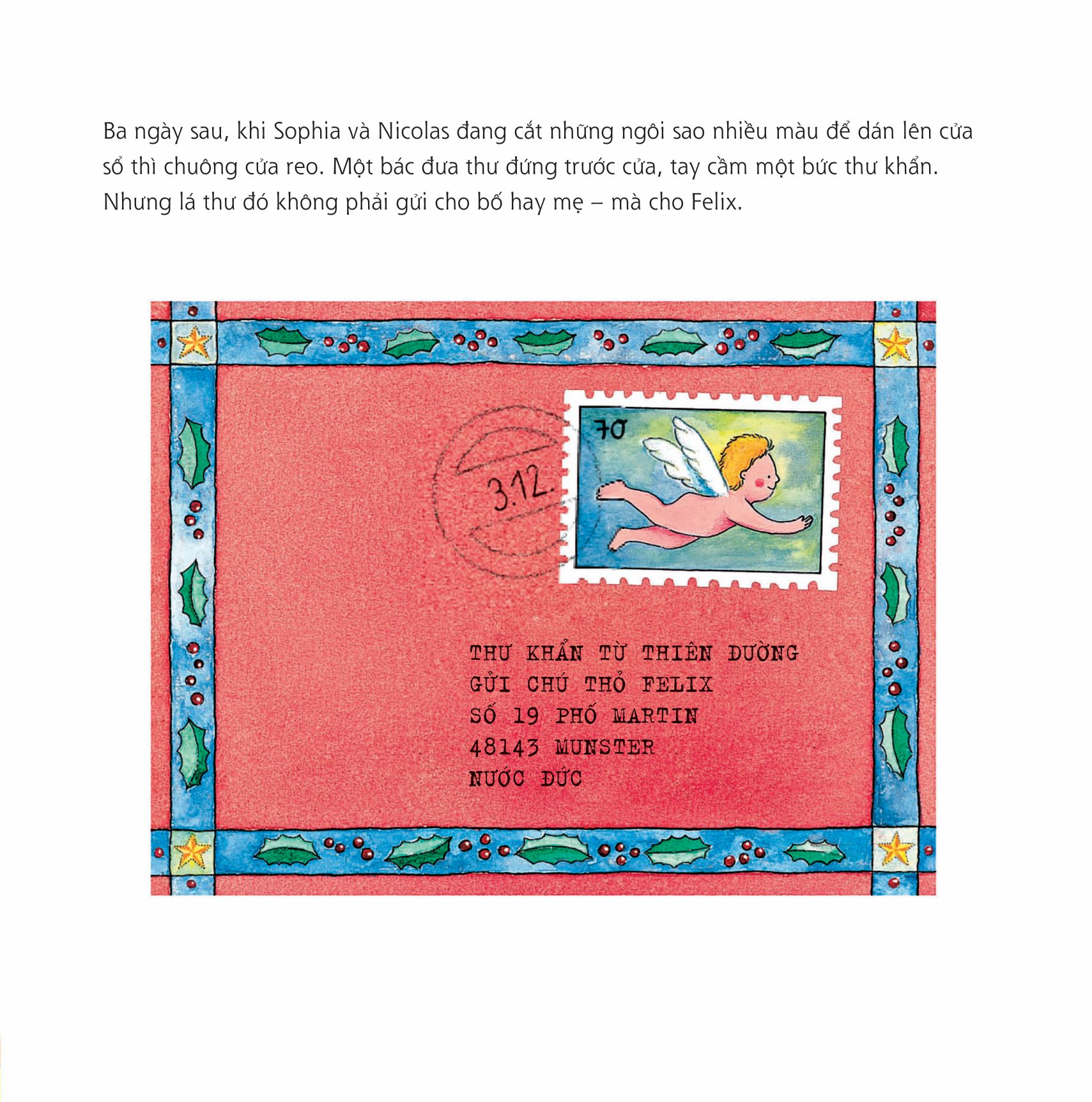 những lá thư giáng sinh của felix - chú thỏ bé đi thăm ông già noel (tái bản 2019) - Ảnh 4