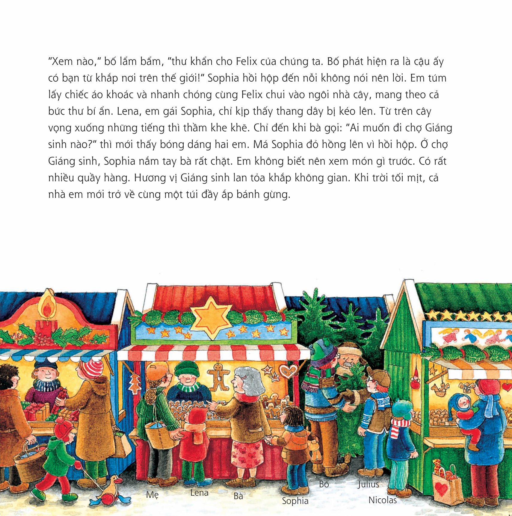 những lá thư giáng sinh của felix - chú thỏ bé đi thăm ông già noel (tái bản 2019) - Ảnh 6