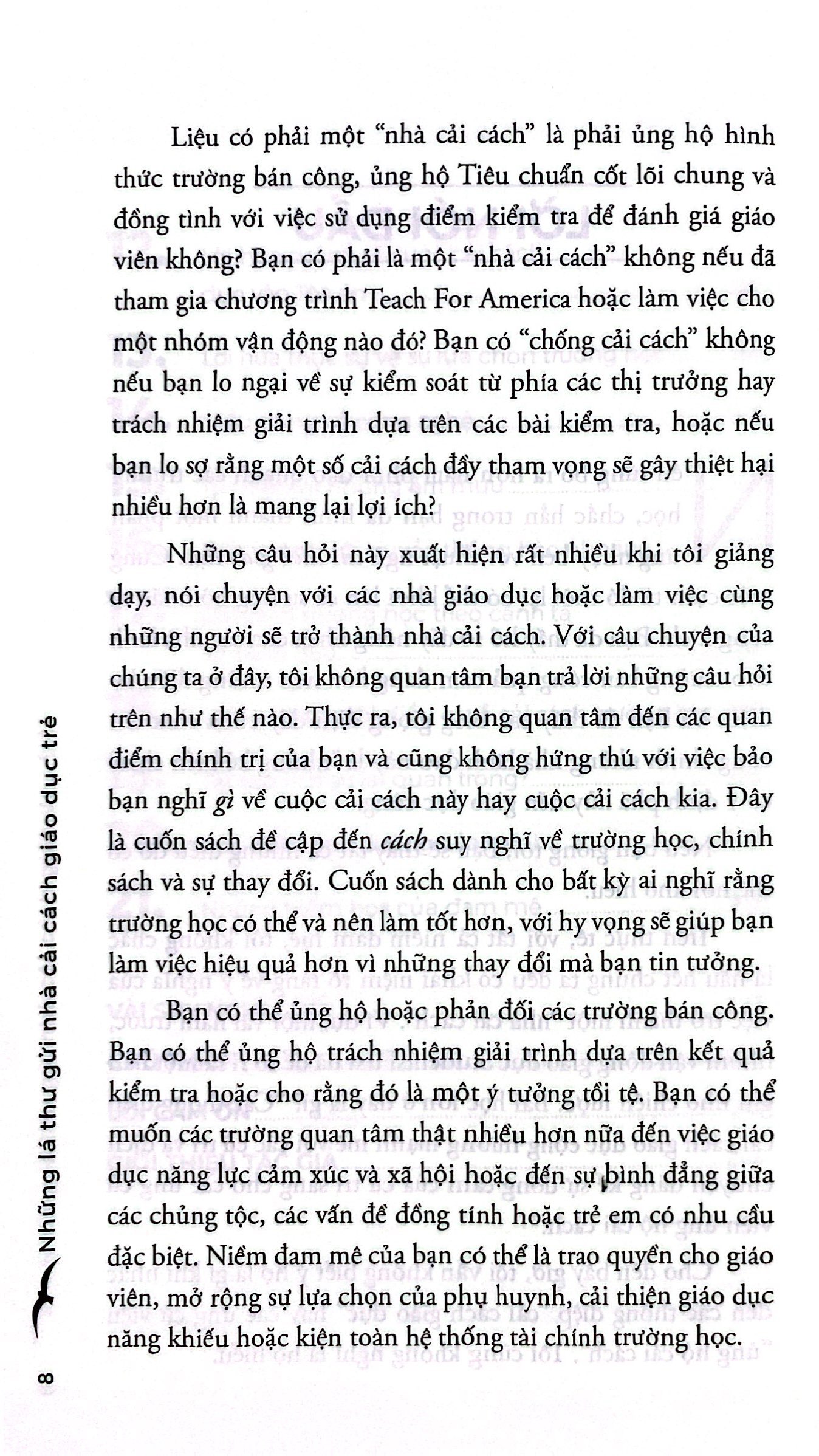 những lá thư gửi nhà cải cách giáo dục trẻ - letters to a young education reformer - Ảnh 6