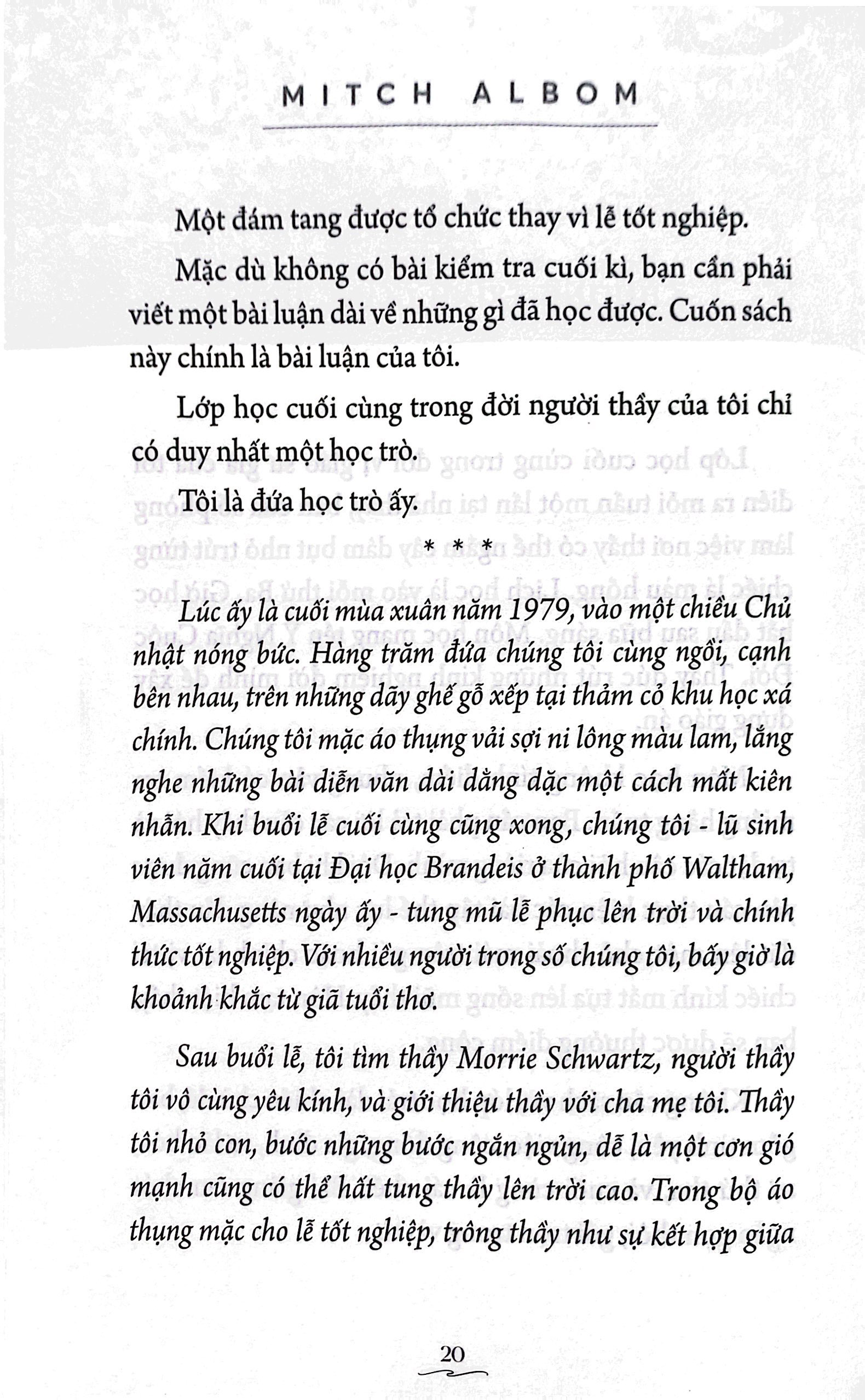 những ngày thứ ba với thầy morrie (tái bản 2023) - Ảnh 7