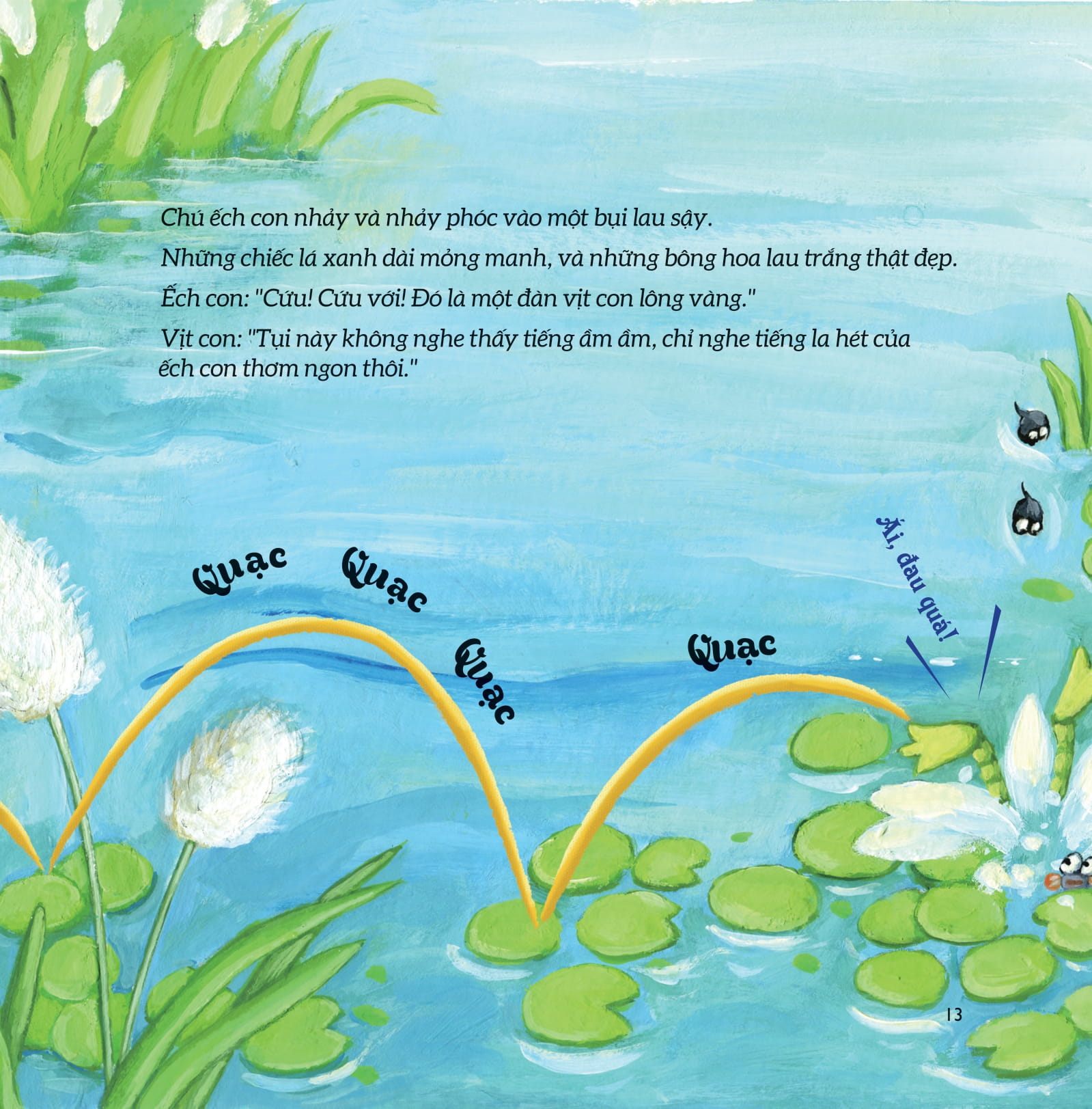 những ngón tay bận rộn - trong ao nước - Ảnh 5