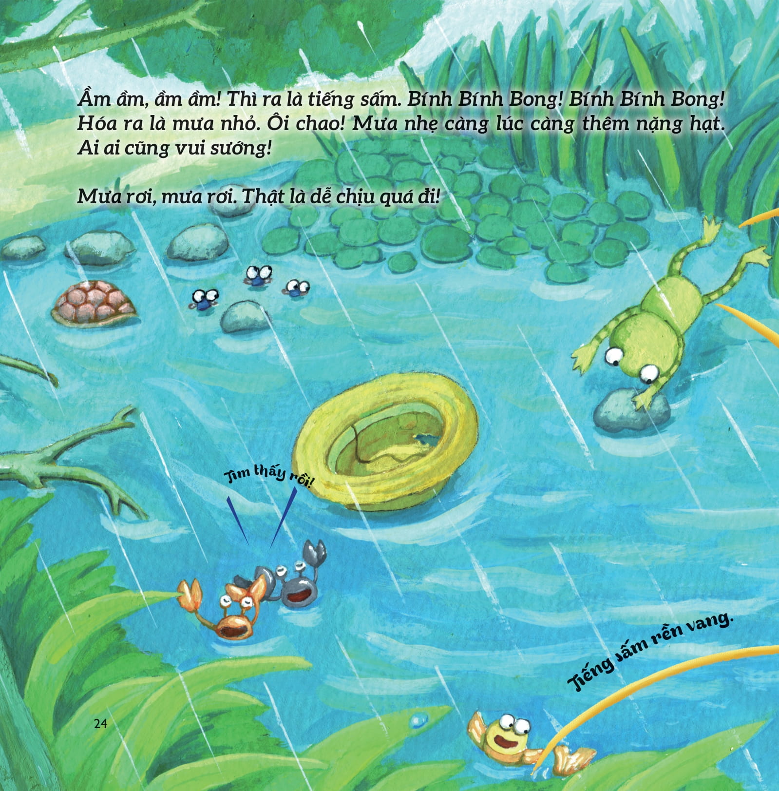 những ngón tay bận rộn - trong ao nước - Ảnh 6