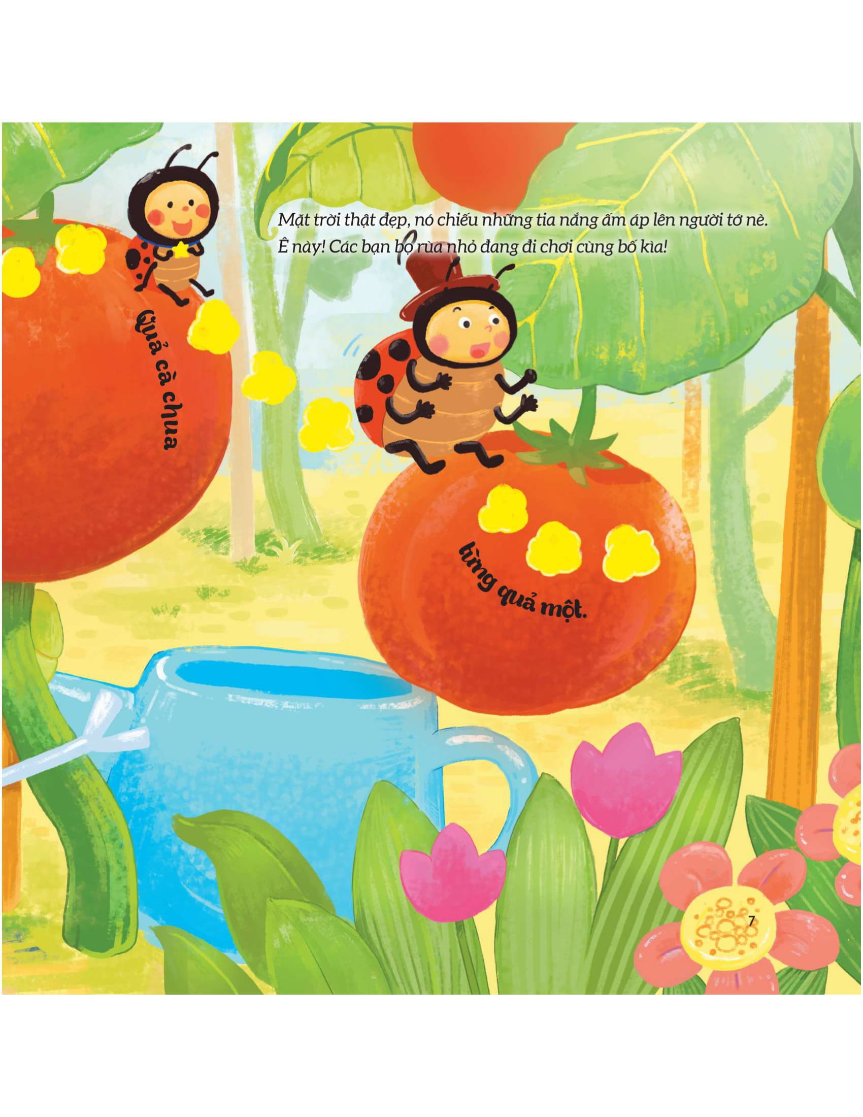 những ngón tay bận rộn - trong vườn rau - Ảnh 8