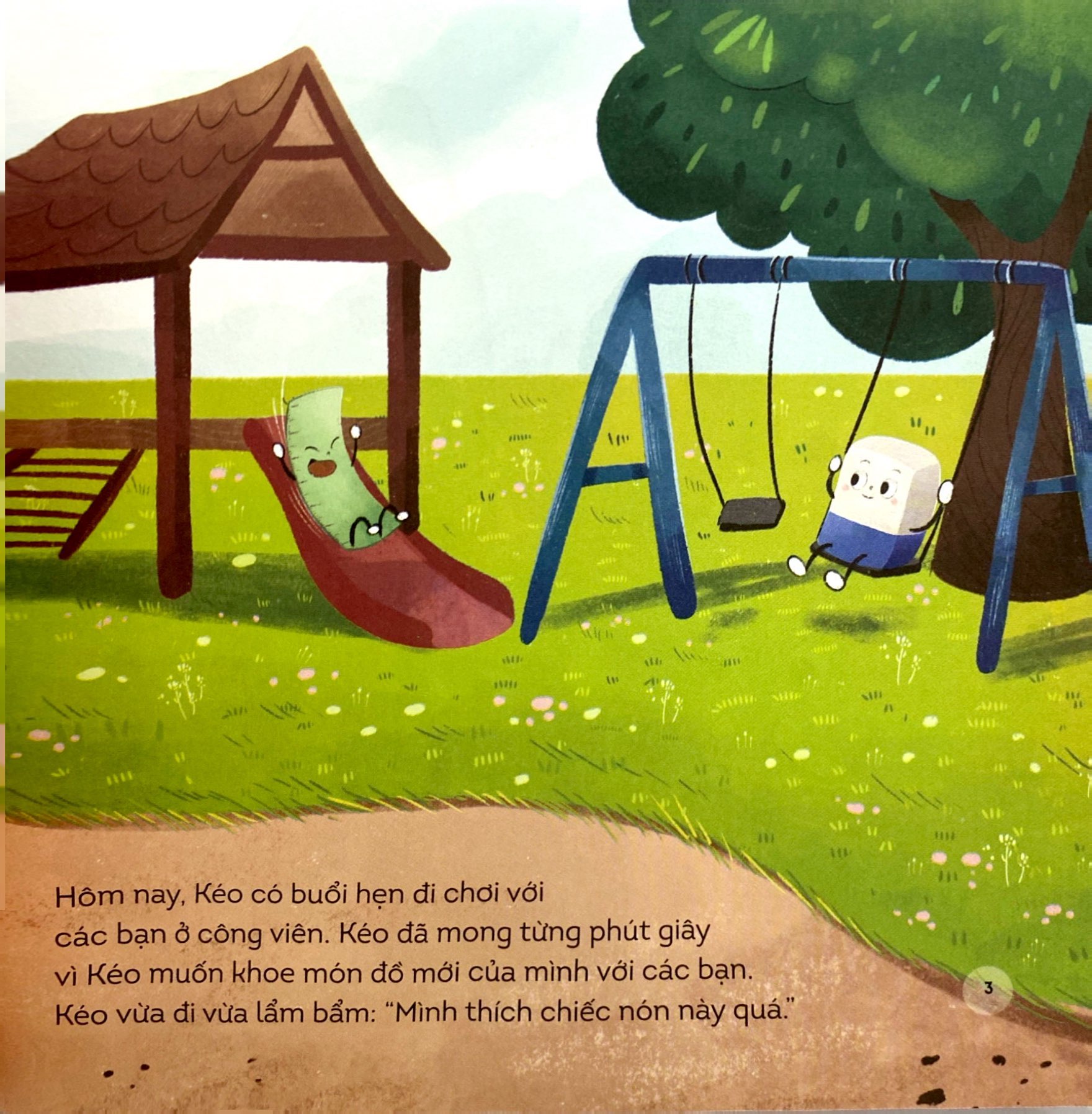 những người bạn đồ dùng học tập - chiếc nón rắc rối của kéo - Ảnh 4