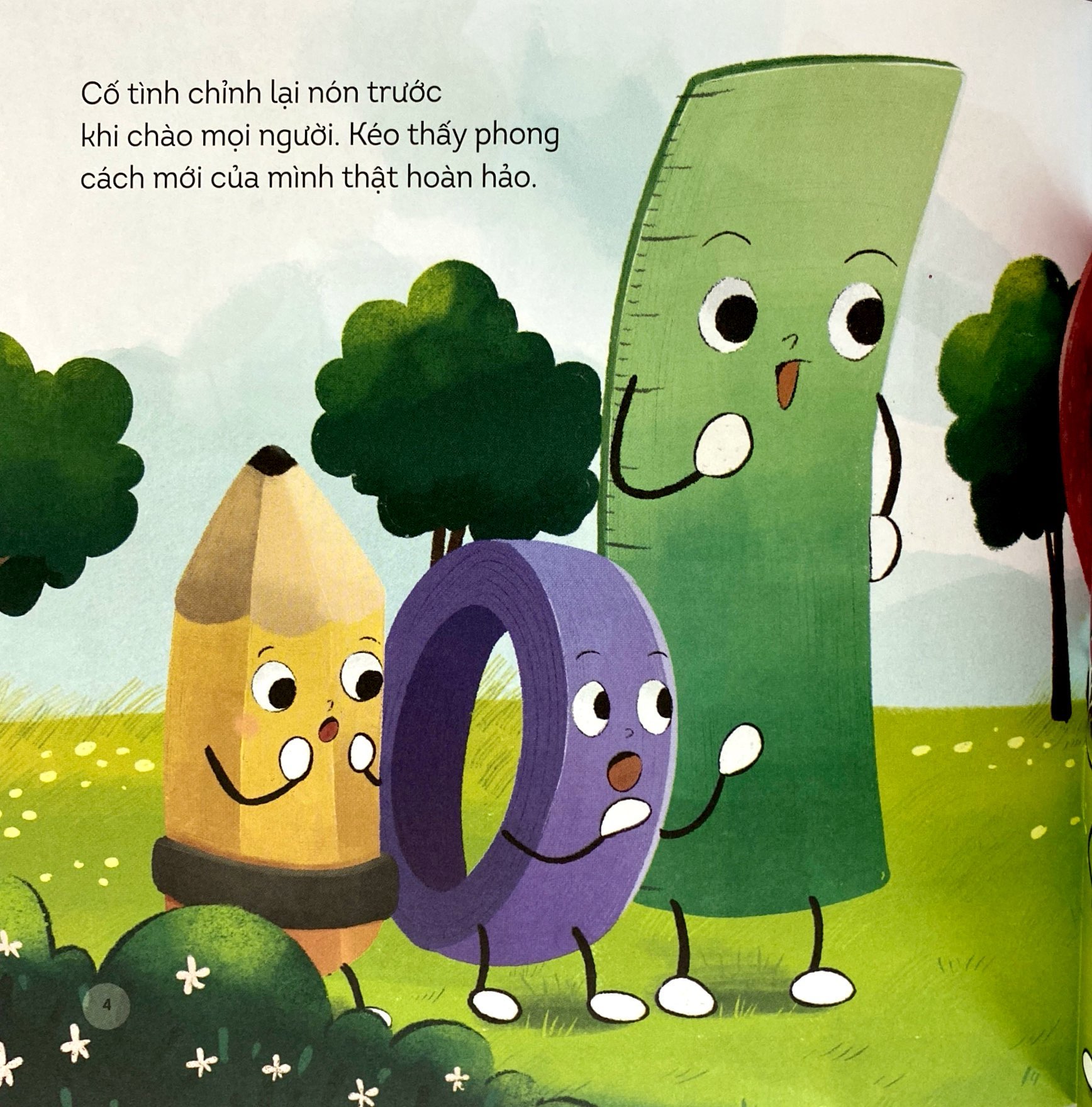 những người bạn đồ dùng học tập - chiếc nón rắc rối của kéo - Ảnh 5