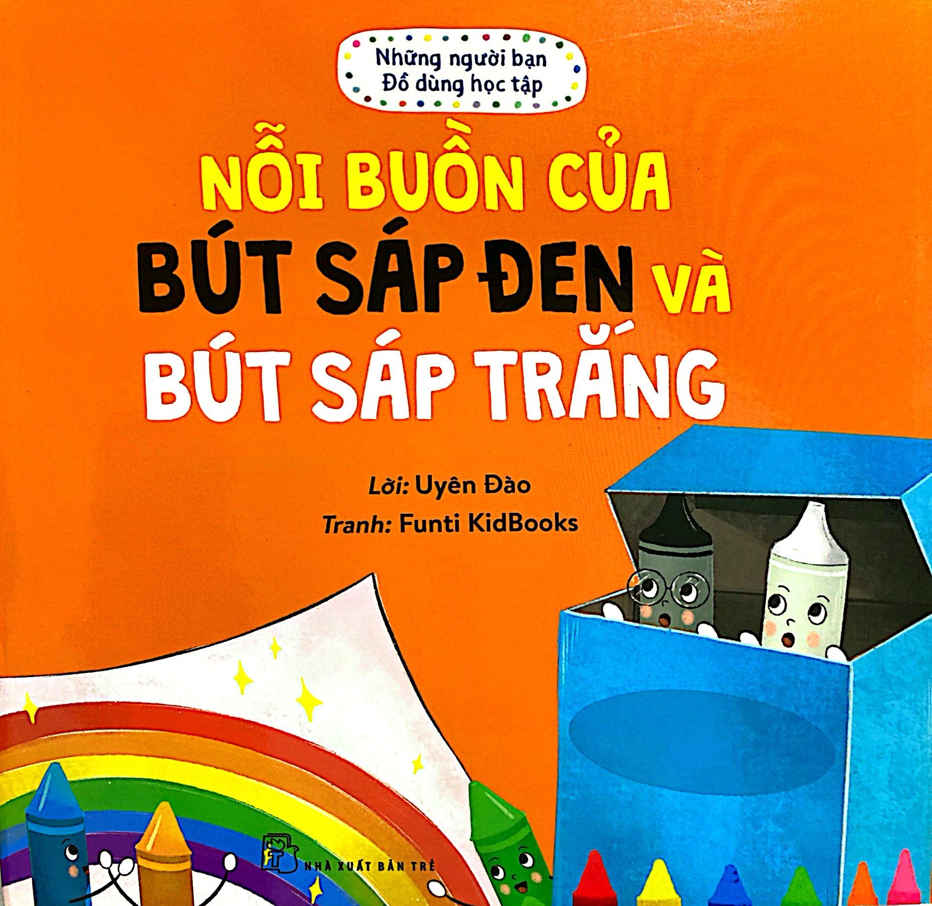 những người bạn đồ dùng học tập - nỗi buồn của bút sáp đen và bút sáp trắng - Ảnh 2