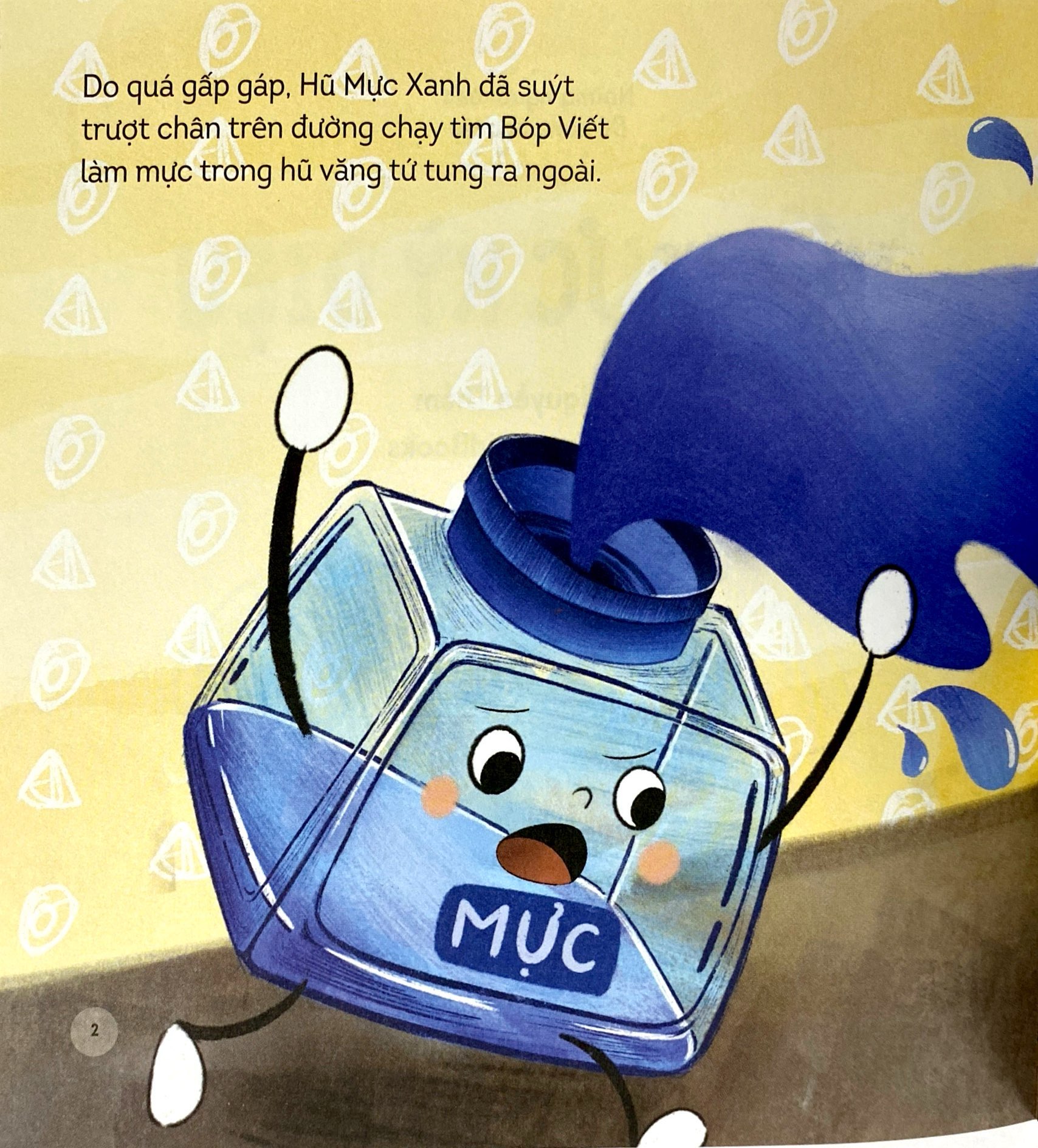 những người bạn đồ dùng học tập - vết mực kỳ diệu - Ảnh 3