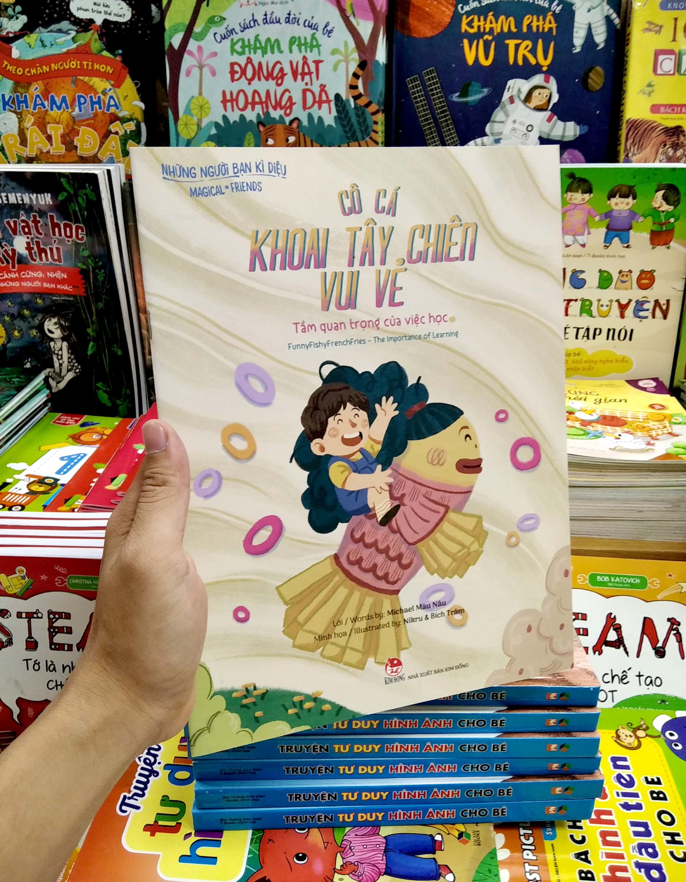 những người bạn kì diệu - cô cá khoai tây chiên vui vẻ - tầm quan trọng của việc học - funny fishy frenchfries - the importance of learning - Ảnh 2