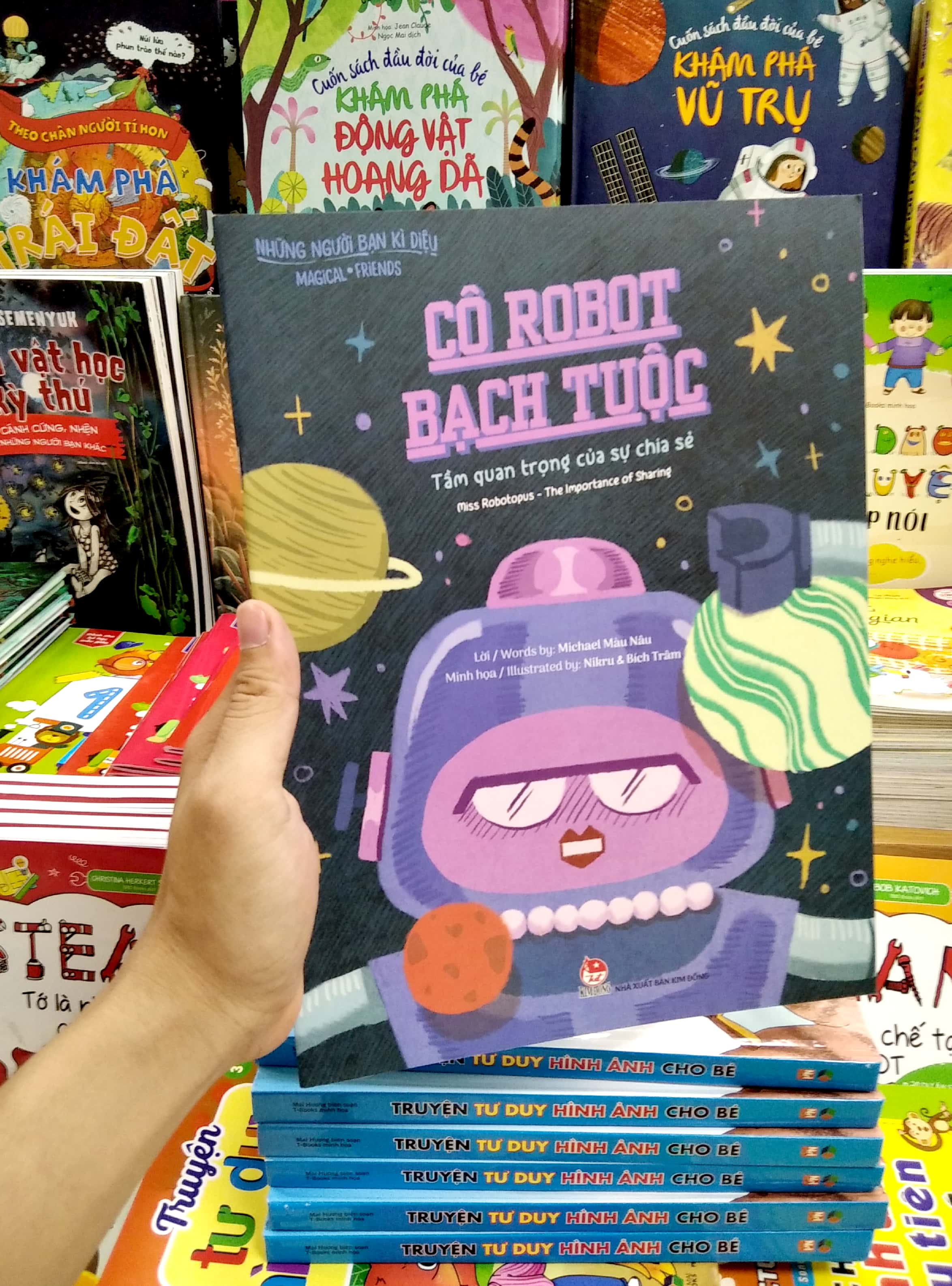 những người bạn kì diệu - cô robot bạch tuộc - tầm quan trọng của sự chia sẻ - miss robotopus - the importance of sharing - Ảnh 2