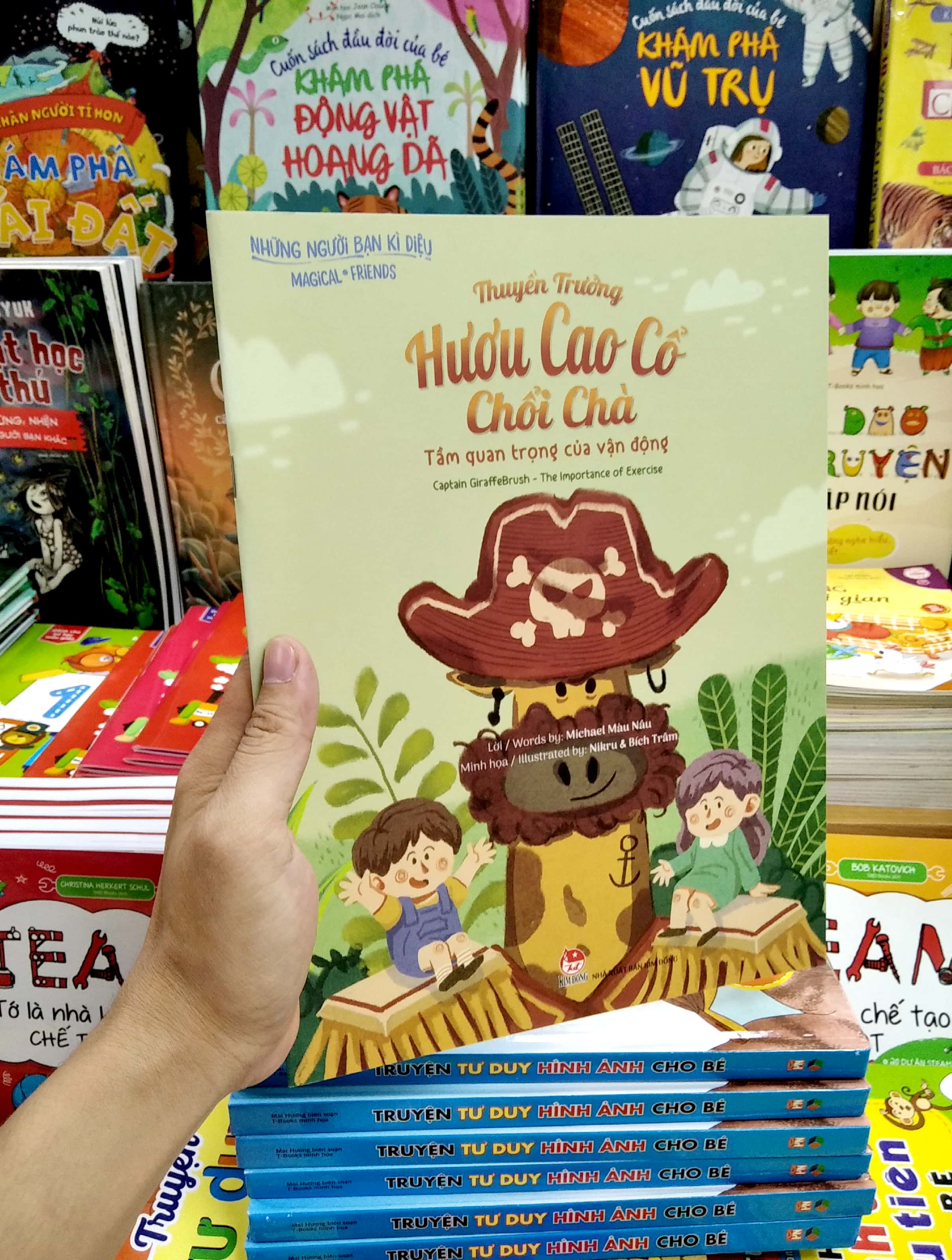 những người bạn kì diệu - thuyền trưởng hươu cao cổ chổi chà - tầm quan trọng của vận động - captain giraffebrush - the importance of exercise - Ảnh 2