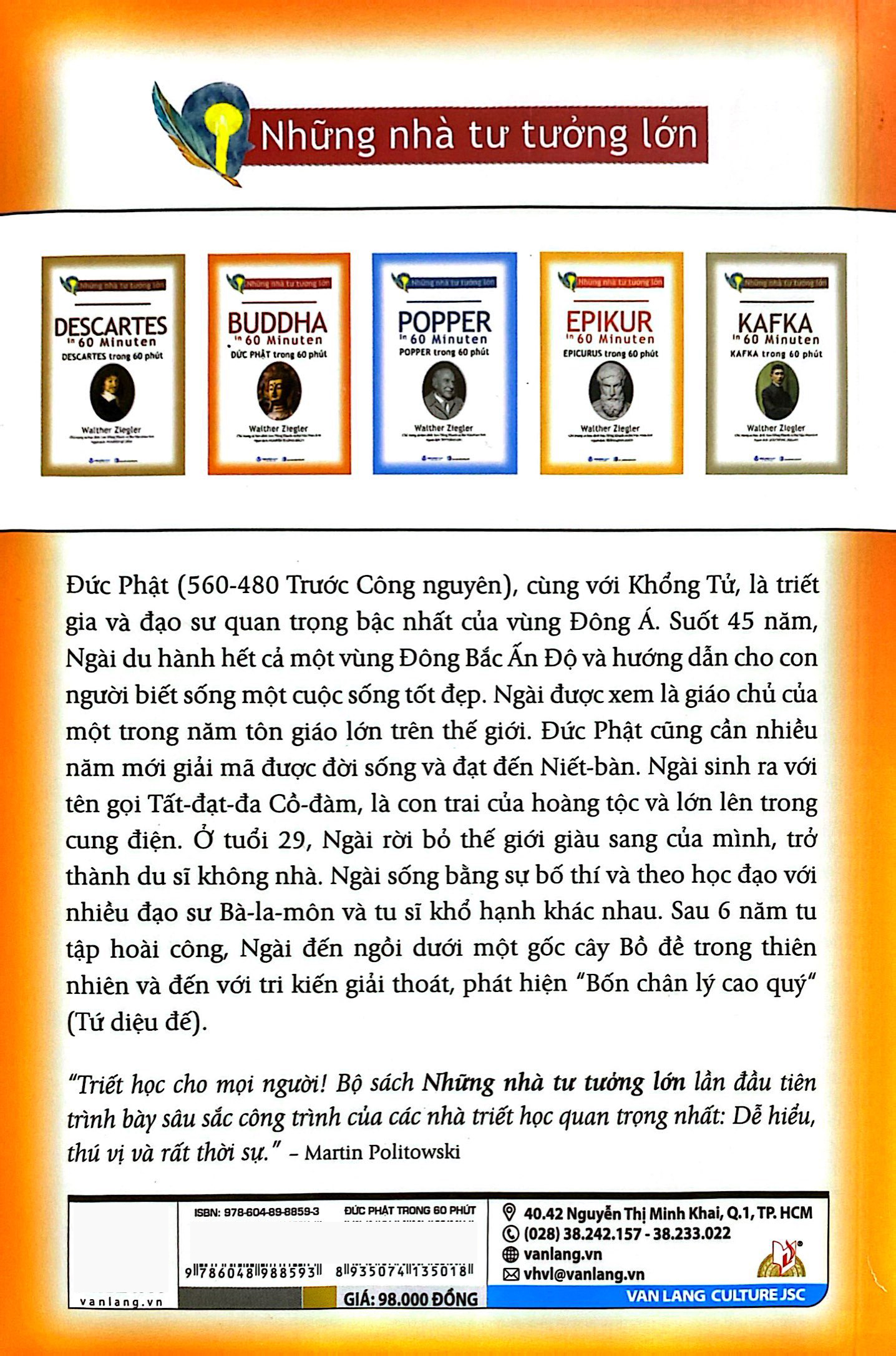 những nhà tư tưởng lớn - buddha in 60 minuten - đức phật trong 60 phút - Ảnh 9