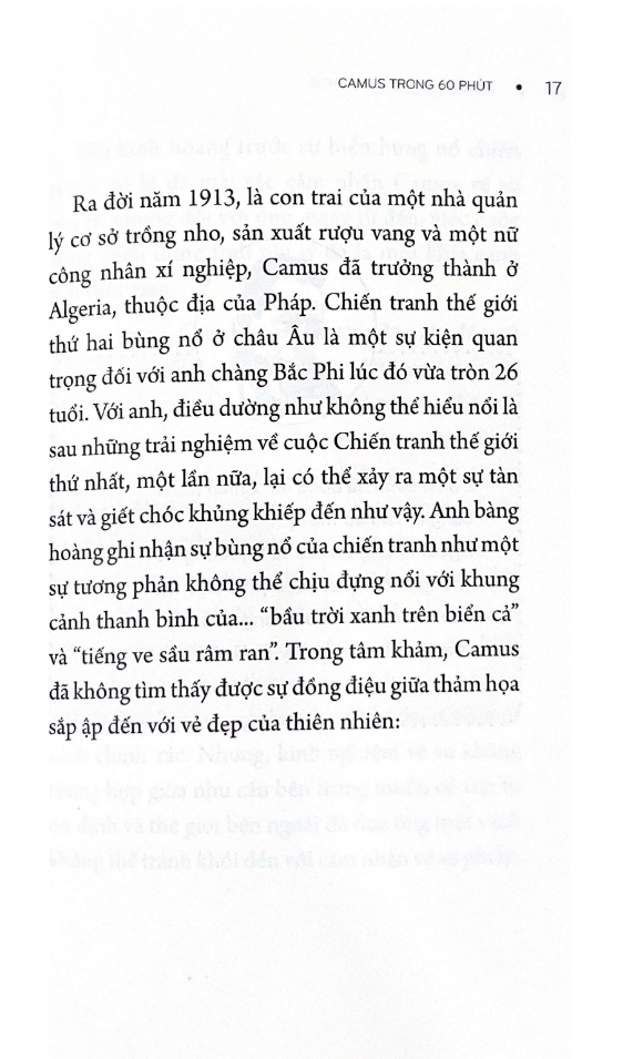 những nhà tư tưởng lớn - camus trong 60 phút - Ảnh 6