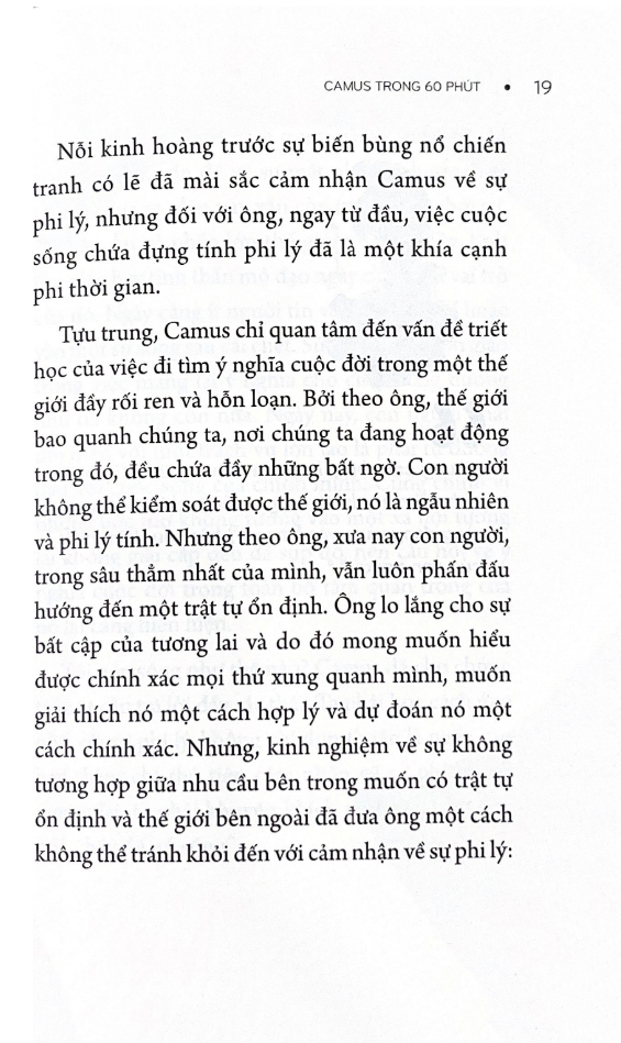 những nhà tư tưởng lớn - camus trong 60 phút - Ảnh 7