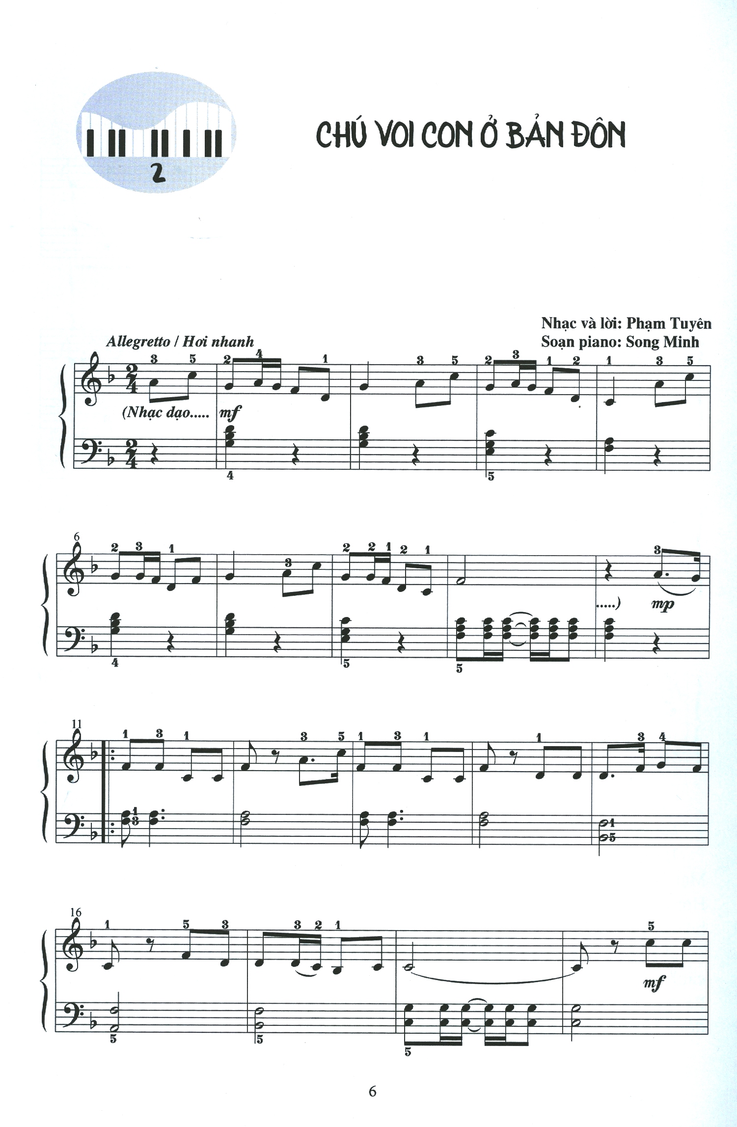 những nhạc khúc hay và dễ soạn cho đàn piano (tái bản 2023) - Ảnh 6