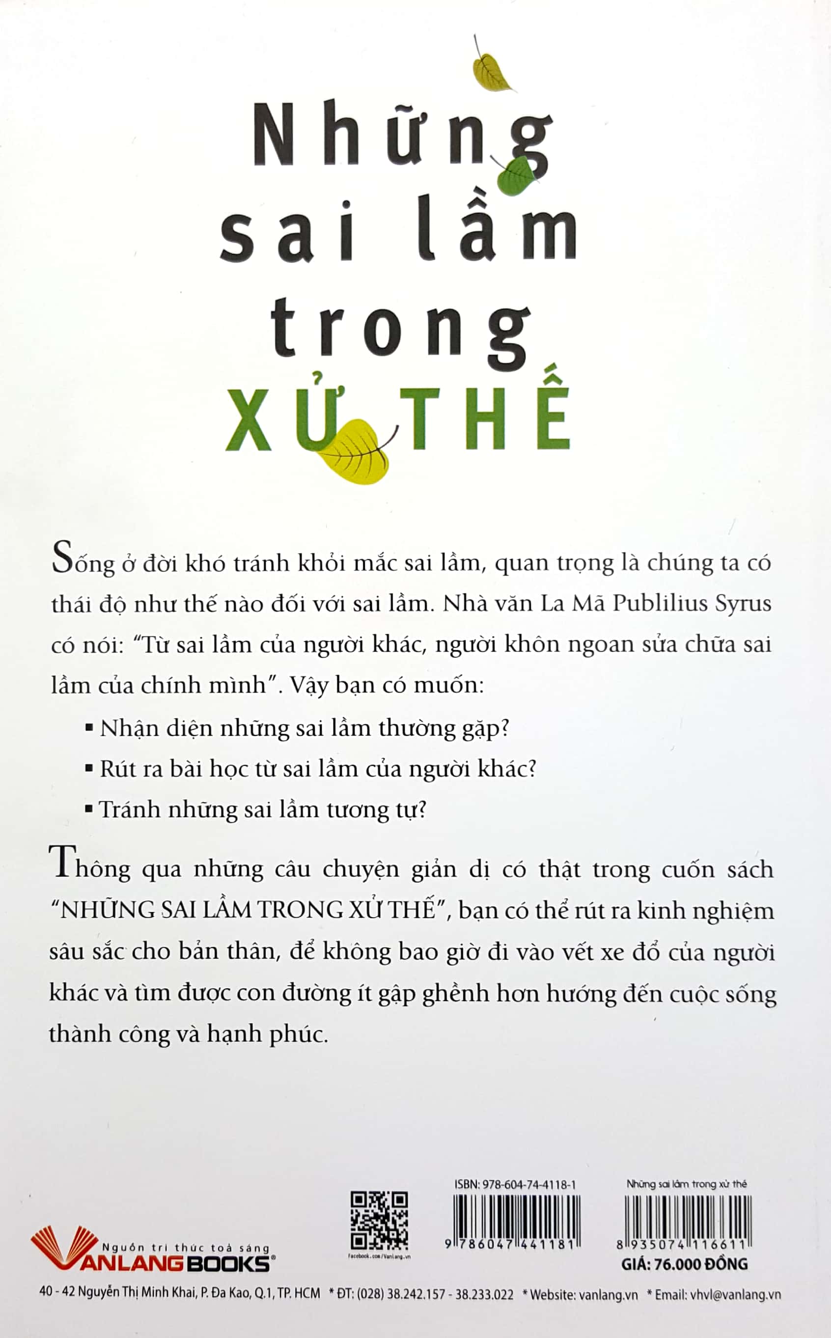 những sai lầm trong xử thế (tái bản 2019) - Ảnh 11