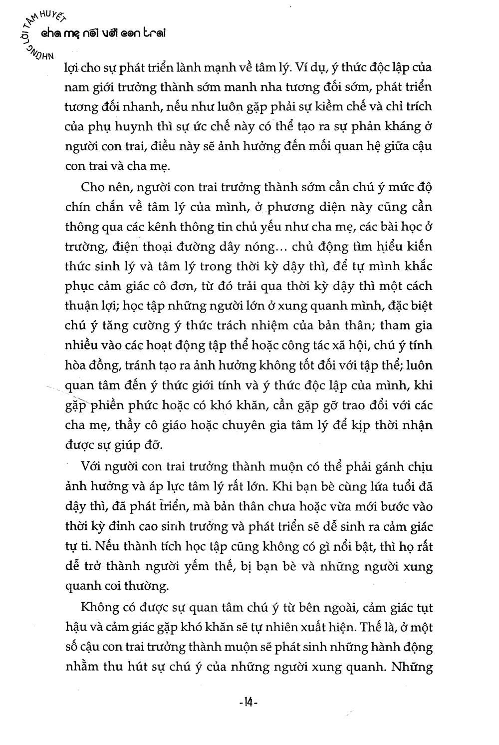 những tâm huyết cha mẹ nói với con trai - Ảnh 12