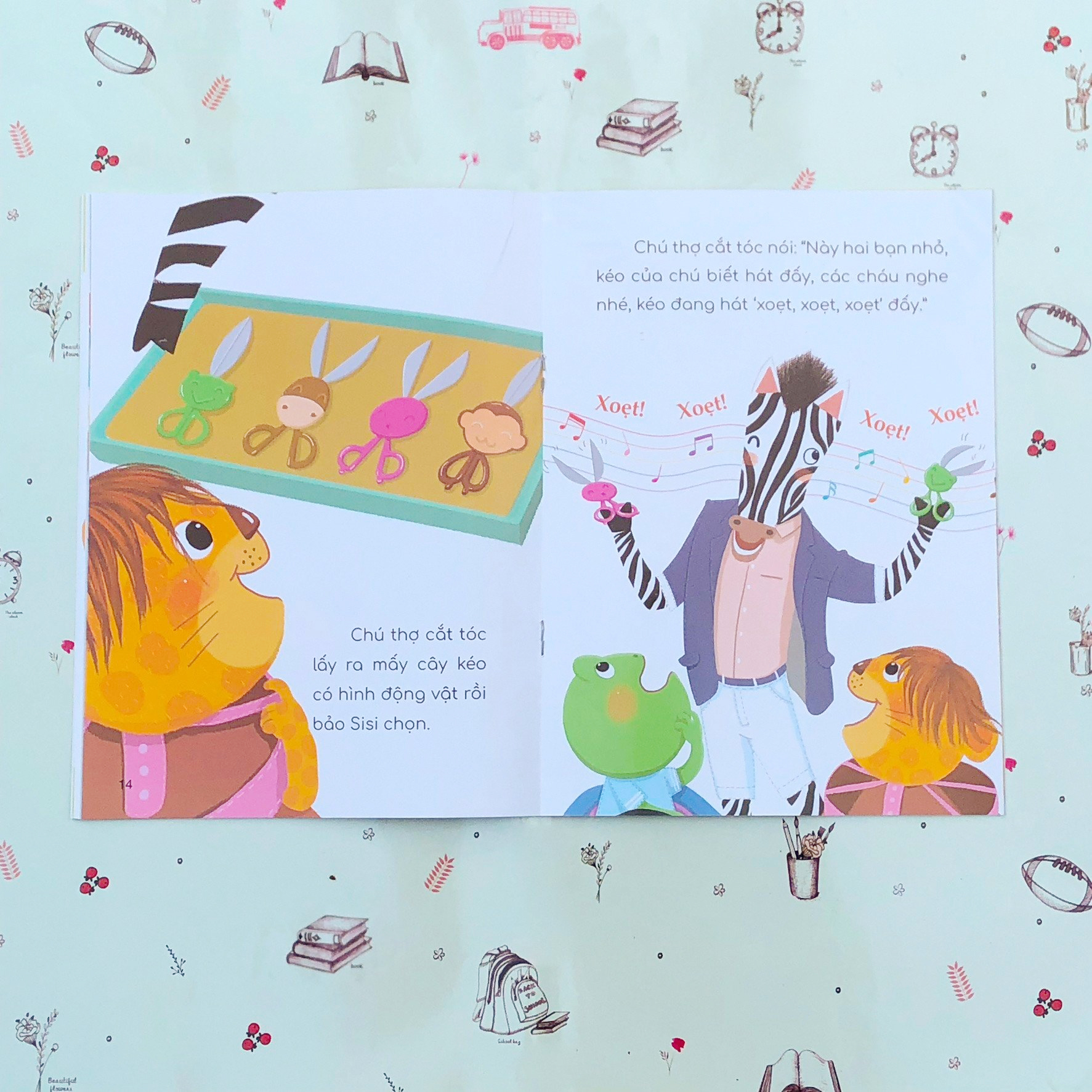 những trải nghiệm đầu đời của bé - con không muốn cắt tóc đâu - Ảnh 7