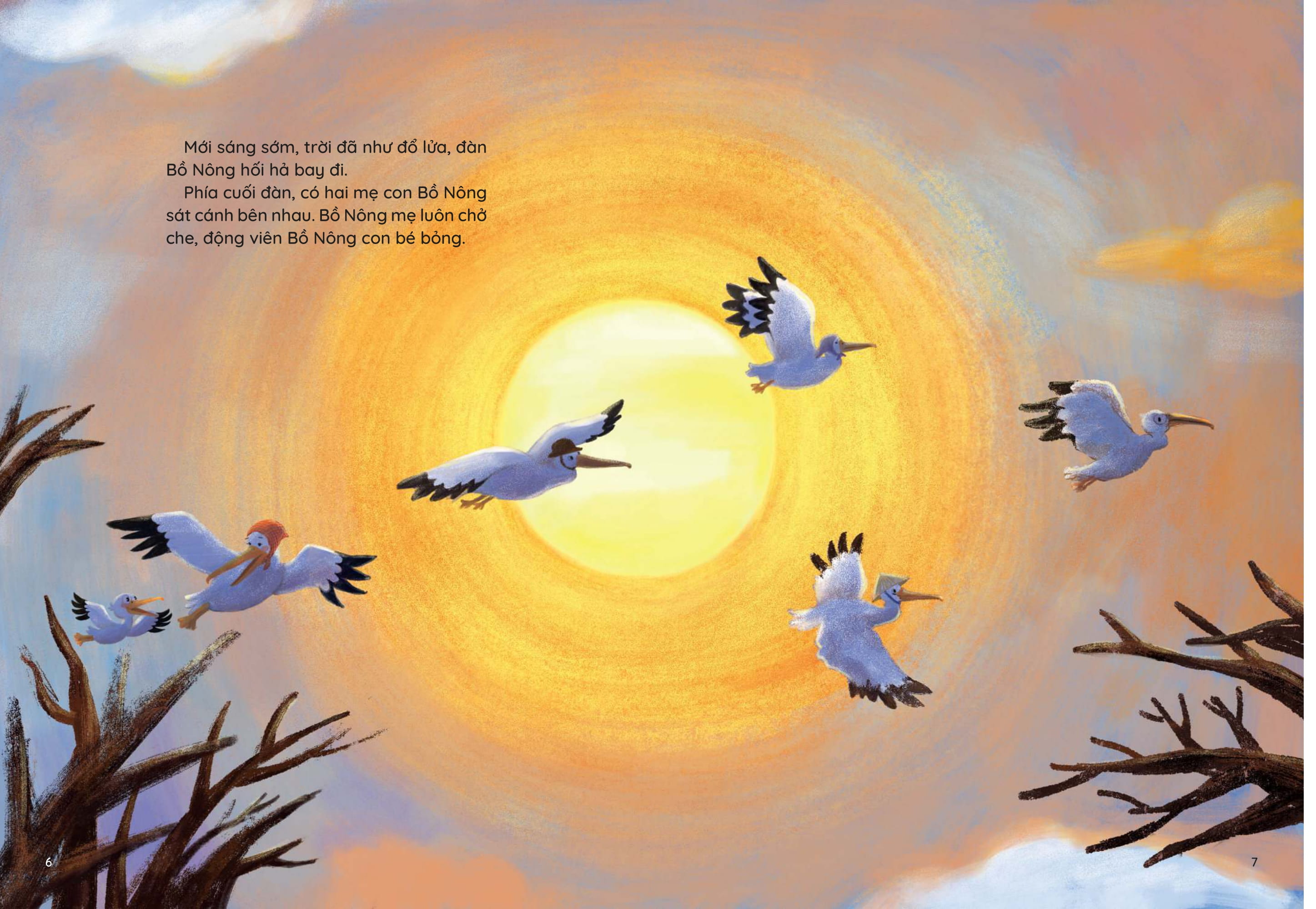 Những Truyện Hay Viết Cho Thiếu Nhi - Phiên Bản Sách Tranh - Bồ Nông Có Hiếu - Ảnh 4