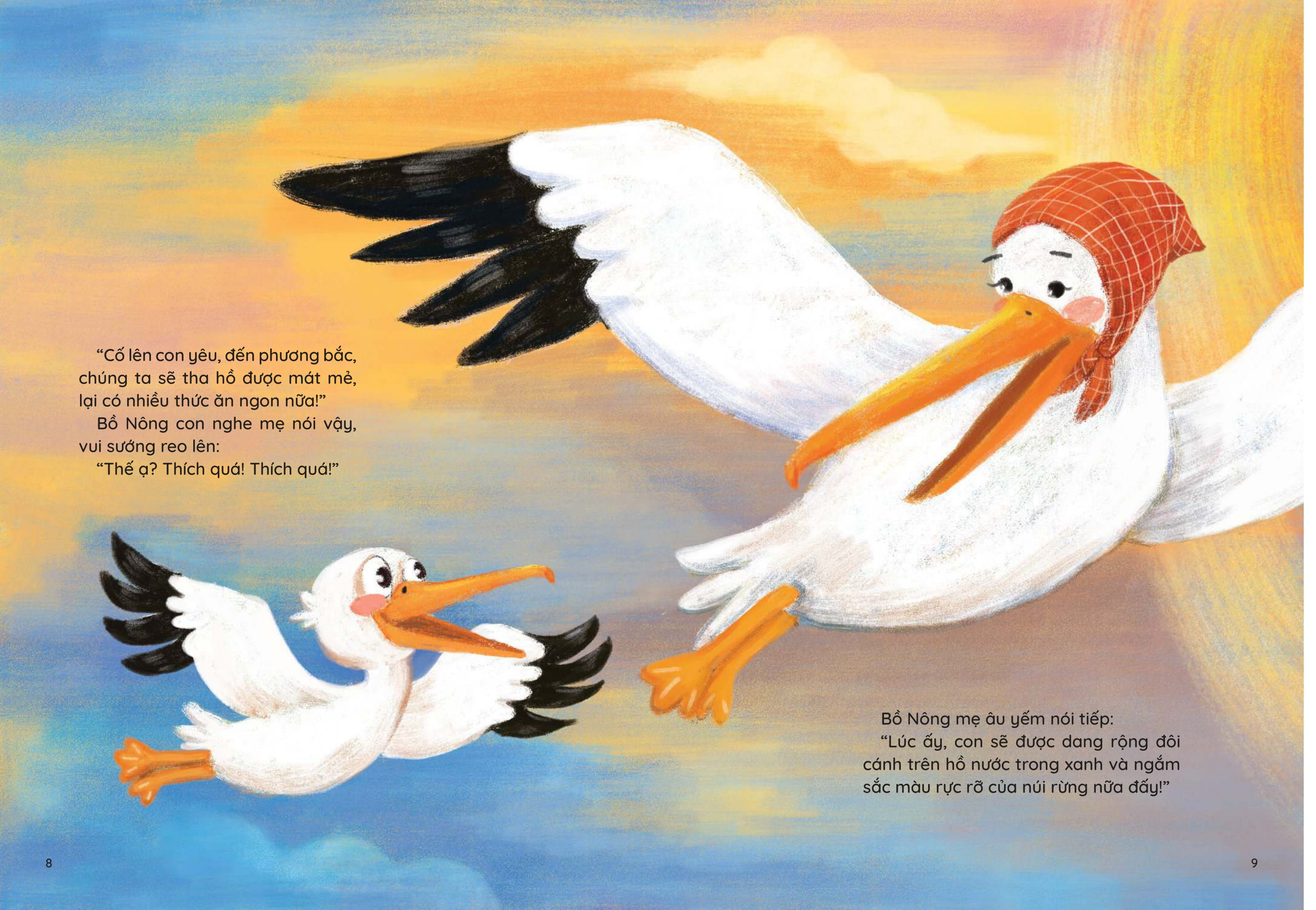 Những Truyện Hay Viết Cho Thiếu Nhi - Phiên Bản Sách Tranh - Bồ Nông Có Hiếu - Ảnh 5