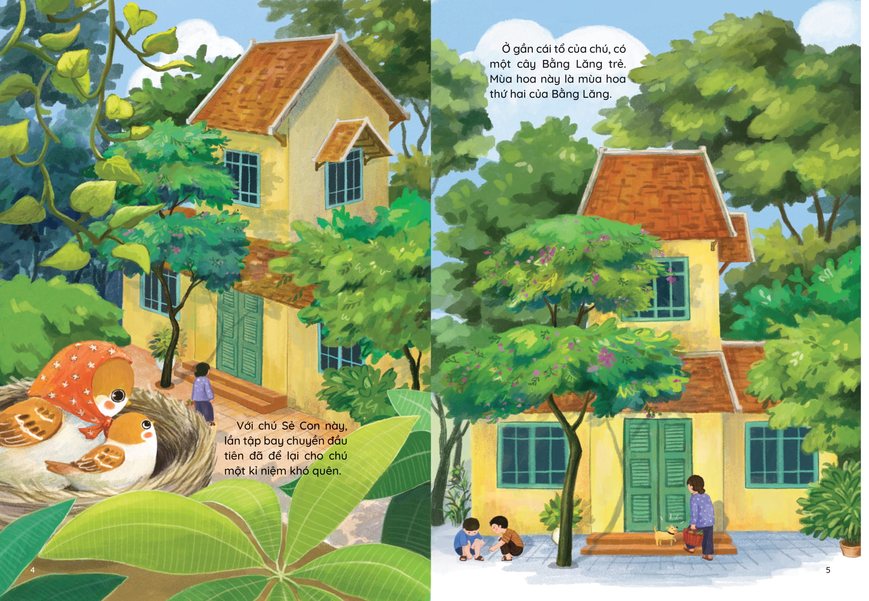 Những Truyện Hay Viết Cho Thiếu Nhi - Phiên Bản Sách Tranh - Chú Sẻ Con Và Bông Hoa Bằng Lăng - Ảnh 3