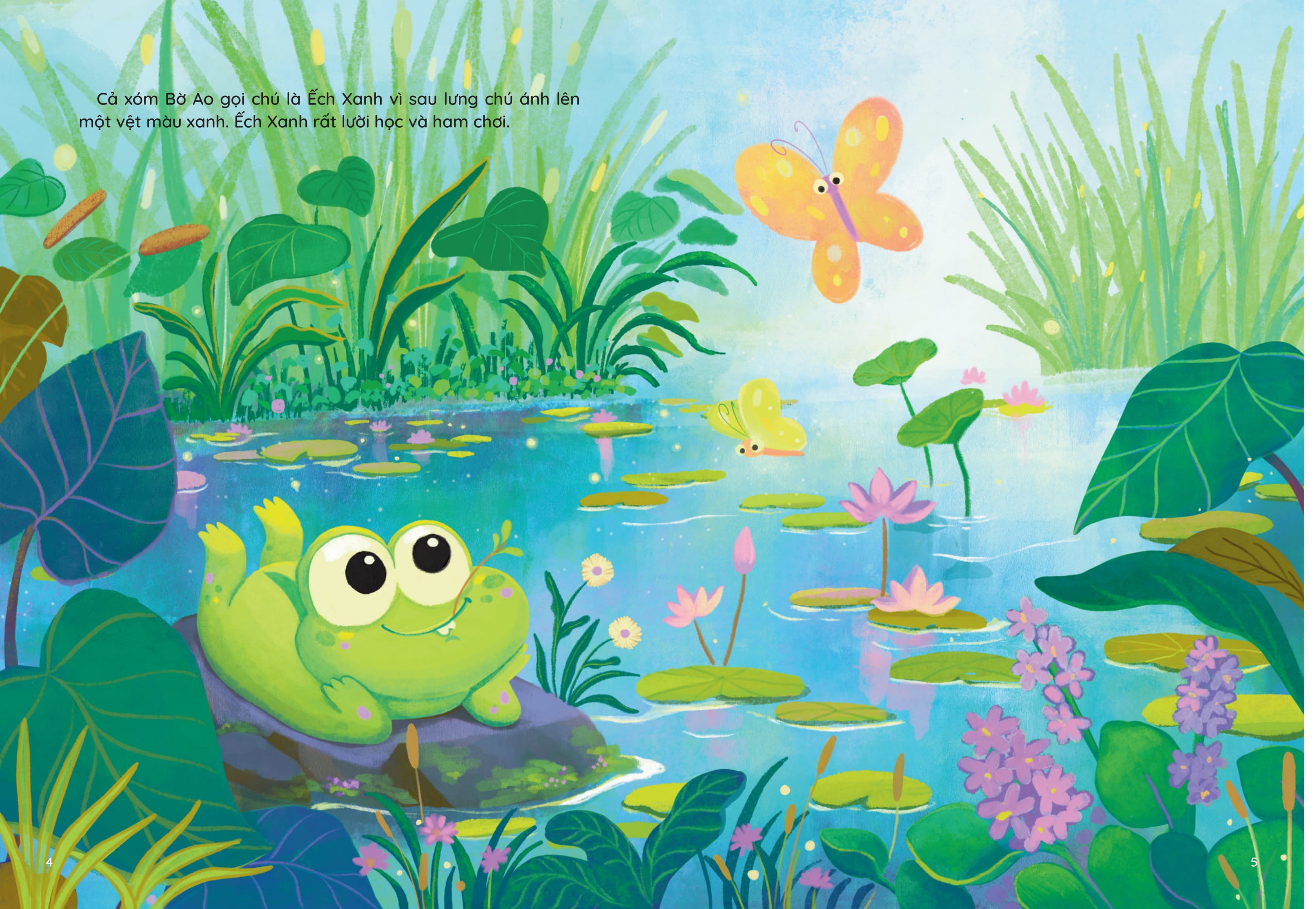 Những Truyện Hay Viết Cho Thiếu Nhi - Phiên Bản Sách Tranh - Ếch Xanh Đi Học - Ảnh 3