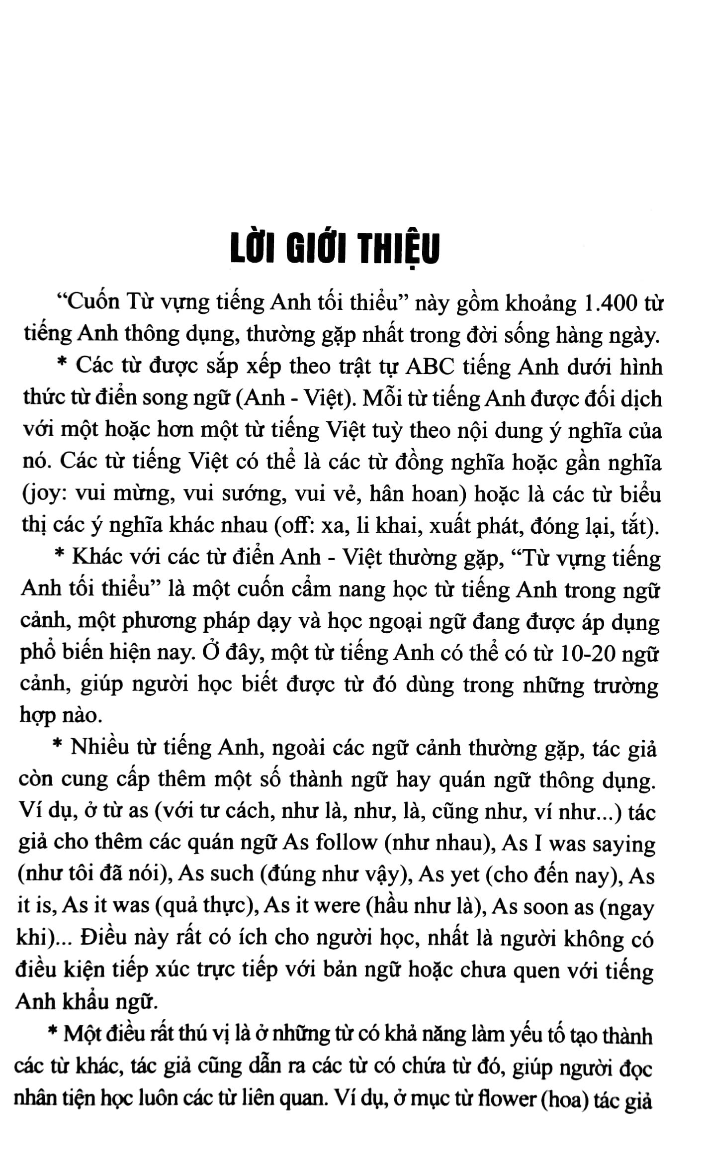 những từ vựng tiếng anh tối thiểu - Ảnh 5