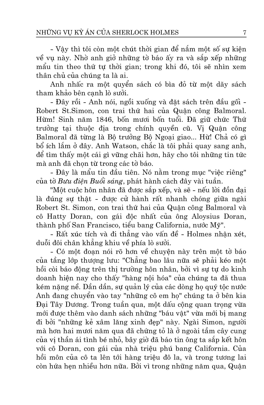 những vụ kỳ án của sherlock holmes (tái bản 2022) - Ảnh 4