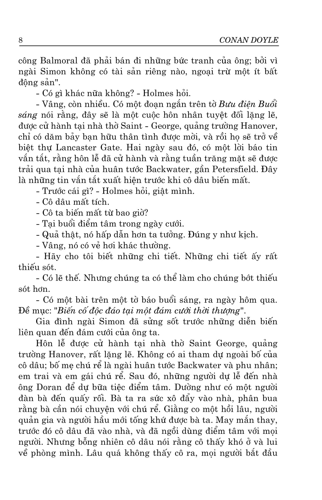 những vụ kỳ án của sherlock holmes (tái bản 2022) - Ảnh 5