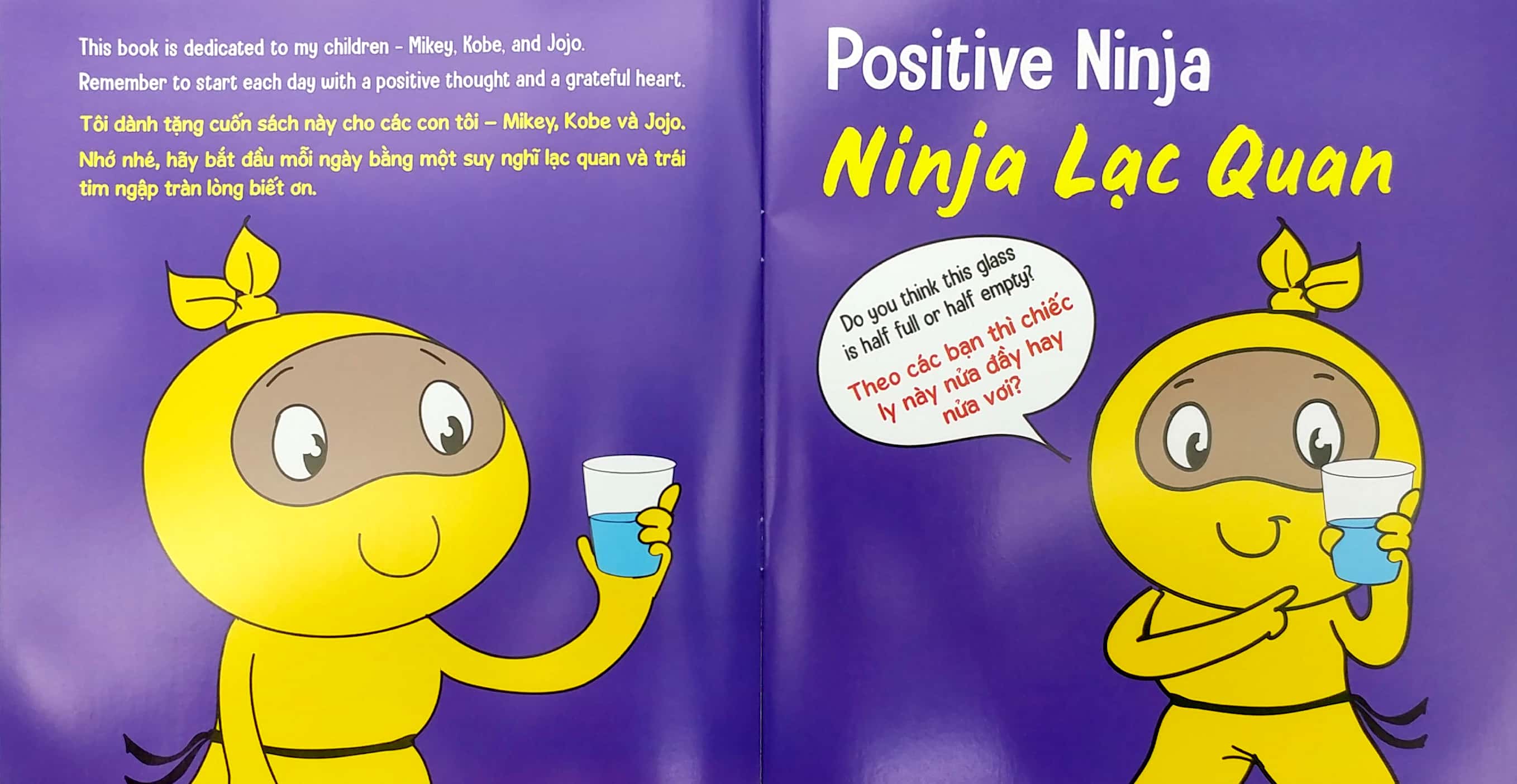 ninja nhí - rèn luyện tư duy tích cực - ninja lạc quan (song ngữ) - Ảnh 3