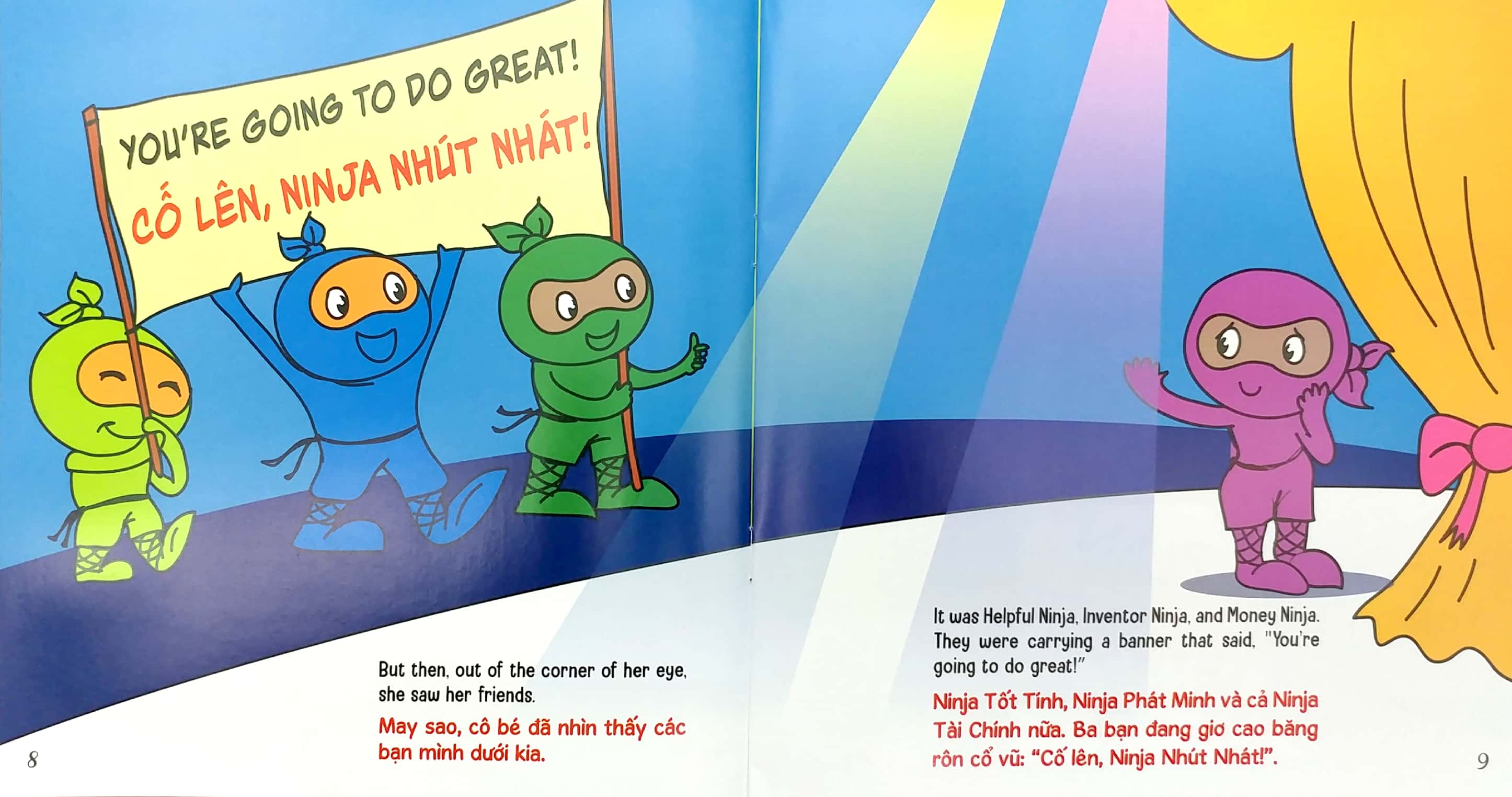 ninja nhí - rèn luyện tư duy tích cực - ninja tốt tính (song ngữ) - Ảnh 5