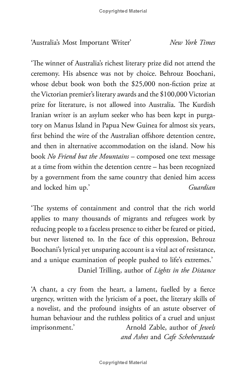 no friend but the mountains: the true story of an illegally imprisoned refugee - Ảnh 3