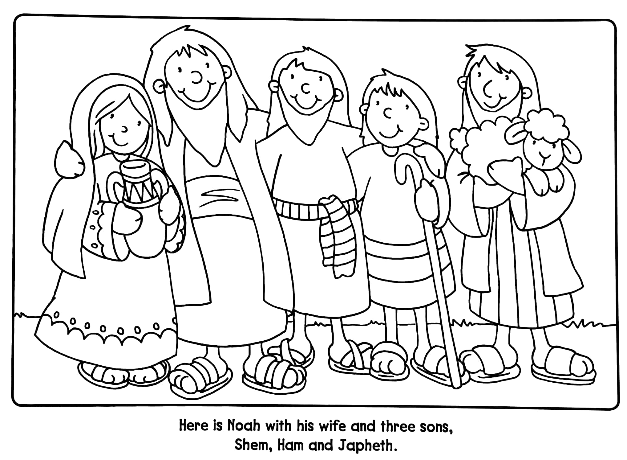 noah's ark colouring - Ảnh 4