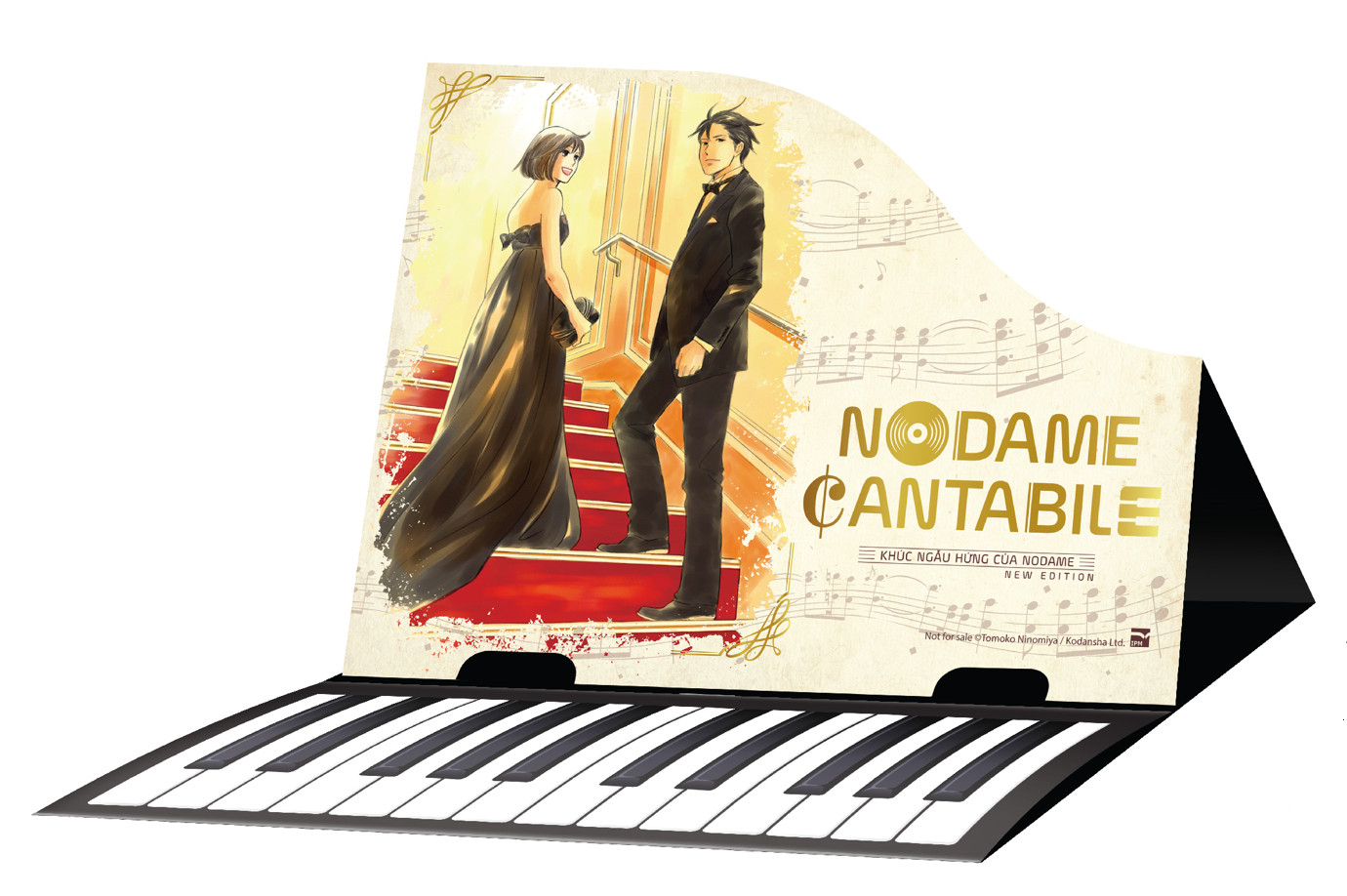 nodame cantabile - khúc ngẫu hứng của nodame - new edition - tập 1 - bản đặc biệt - tặng kèm 1 piano card - Ảnh 3