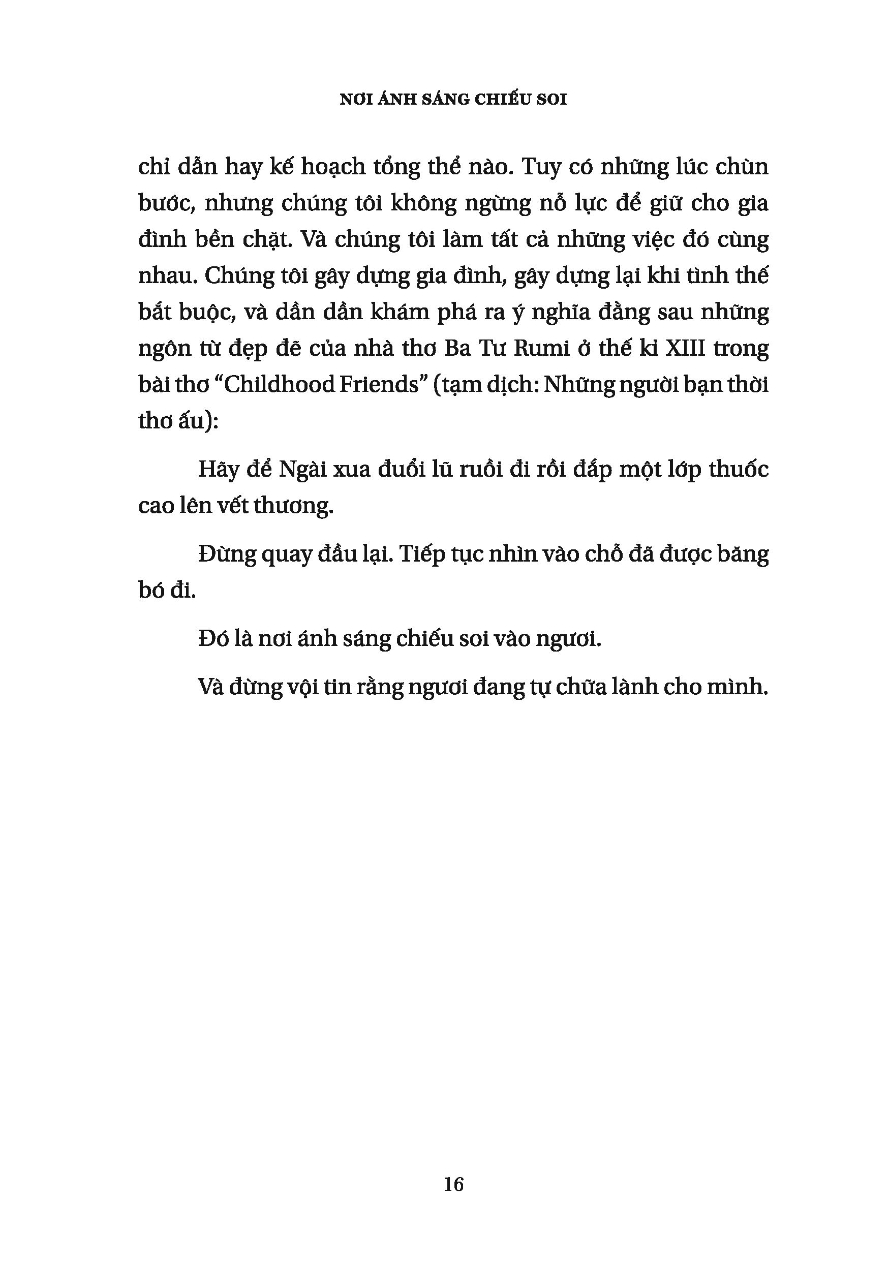 nơi ánh sáng chiếu soi - hành trình xây dựng gia đình, khám phá chính mình - Ảnh 12