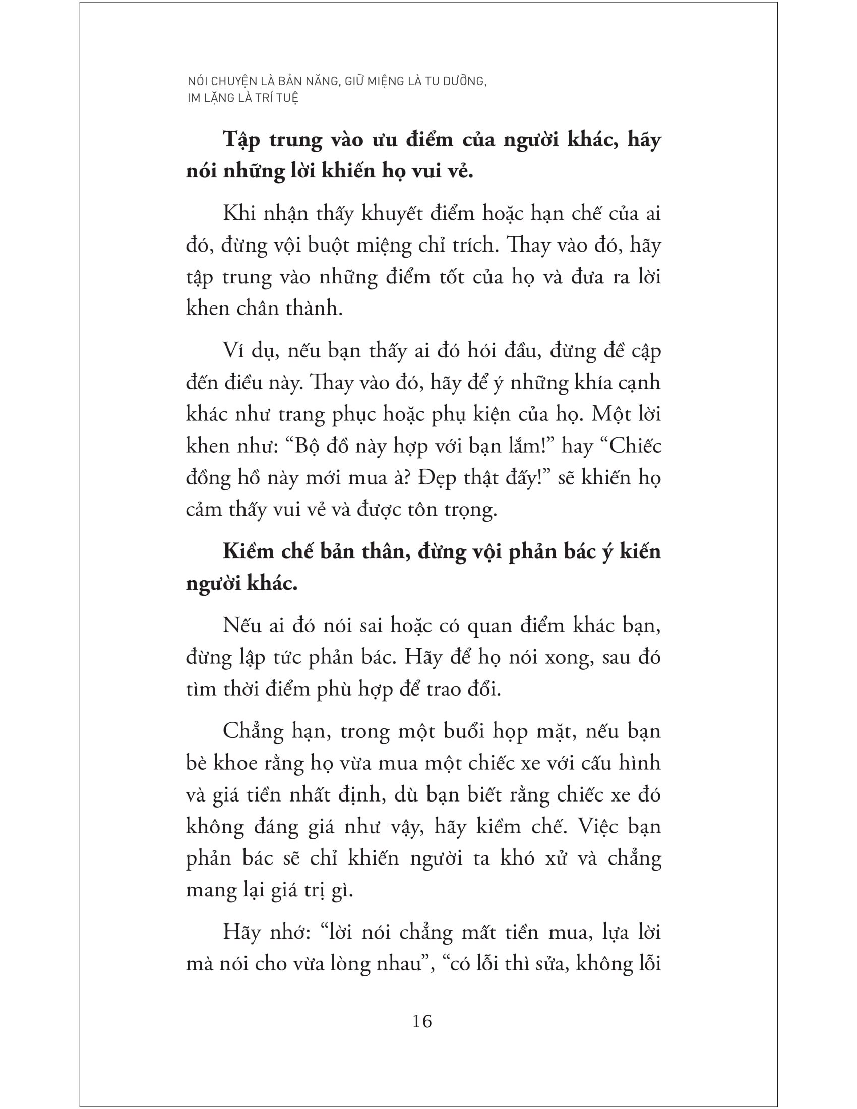 nói chuyện là bản năng, giữ miệng là tu dưỡng, im lặng là trí tuệ - tập 2 - Ảnh 9