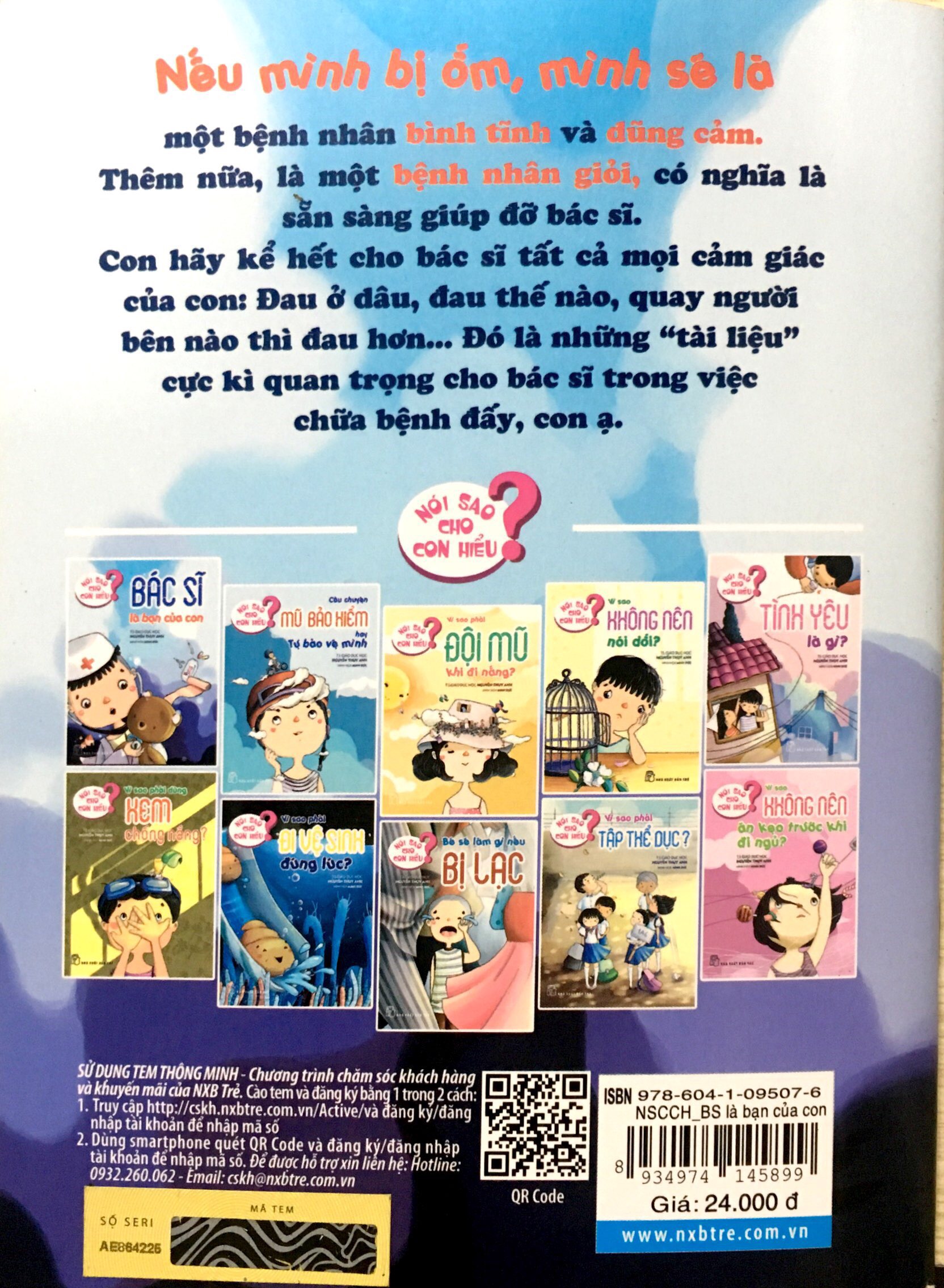 nói sao cho con hiểu: bác sĩ là bạn của con - Ảnh 9