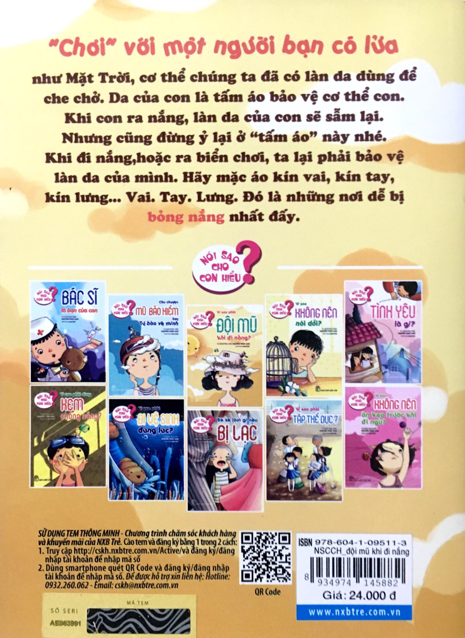 nói sao cho con hiểu: vì sao phải đội mũ khi đi nắng - Ảnh 9