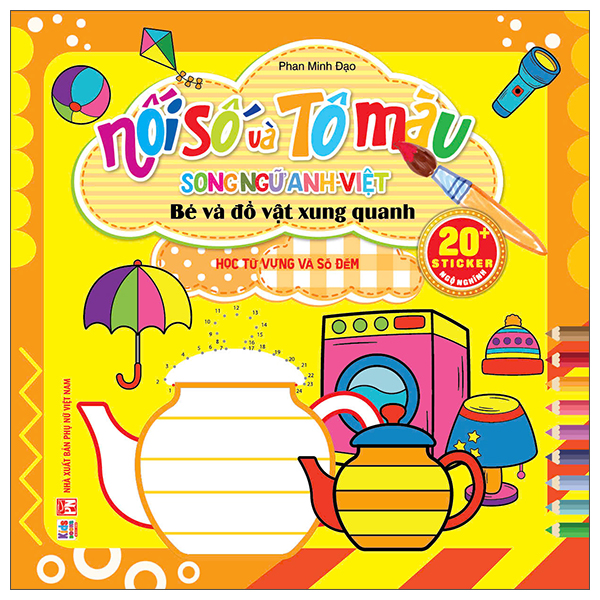 Nối Số Và Tô Màu - Phương Tiện Di Chuyển - Học Từ Vựng Số Đếm - Ảnh 3