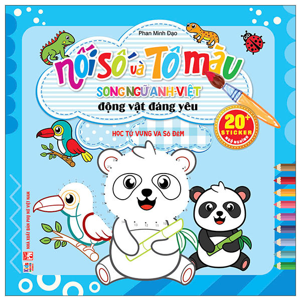 Nối Số Và Tô Màu - Thế Giới Rau Củ Quả - Học Từ Vựng Số Đếm - Ảnh 3