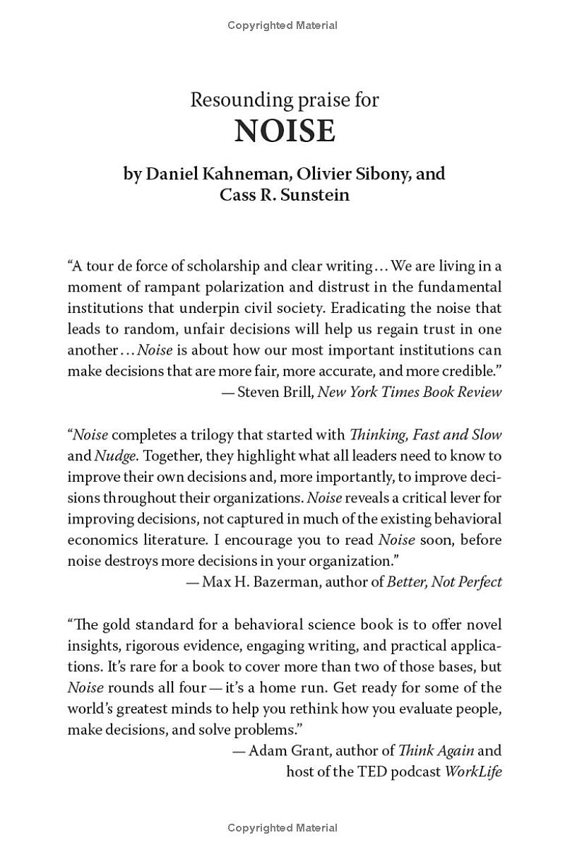 Noise: A Flaw In Human Judgment - Ảnh 3