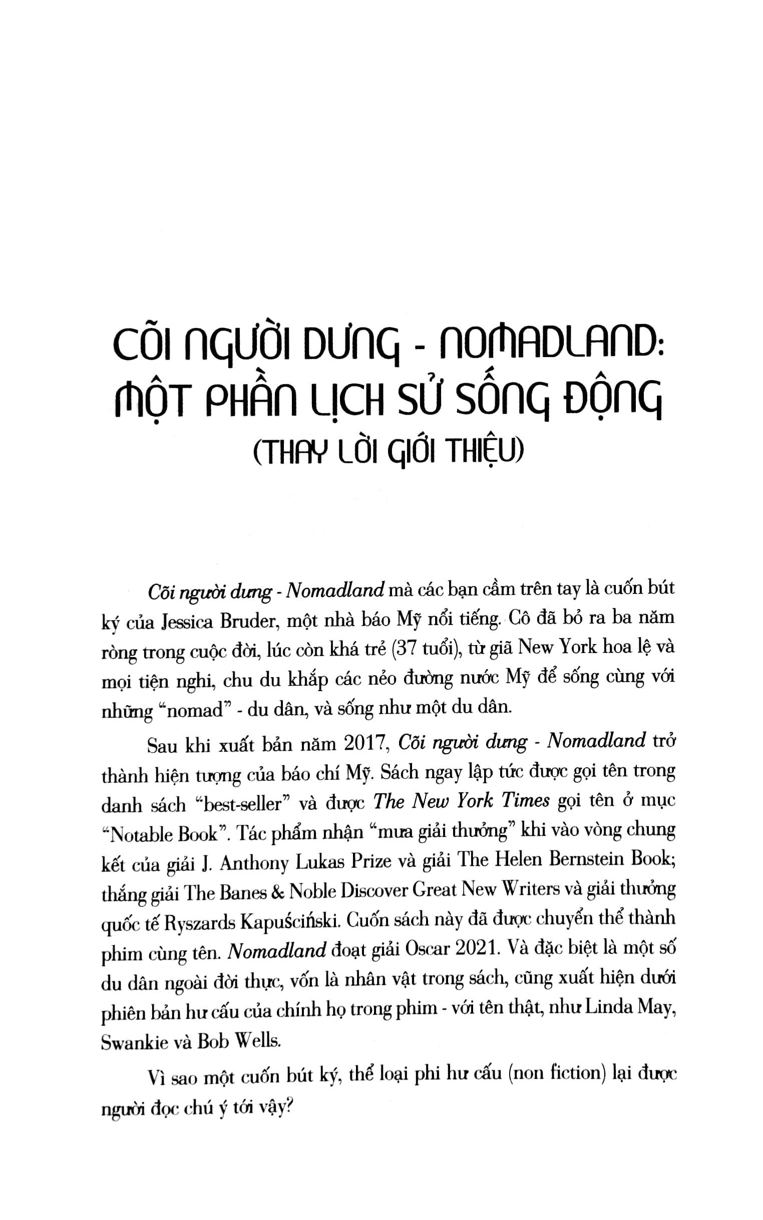 nomadland - cõi người dưng - đời du dân mỹ thế kỷ 21 - Ảnh 4