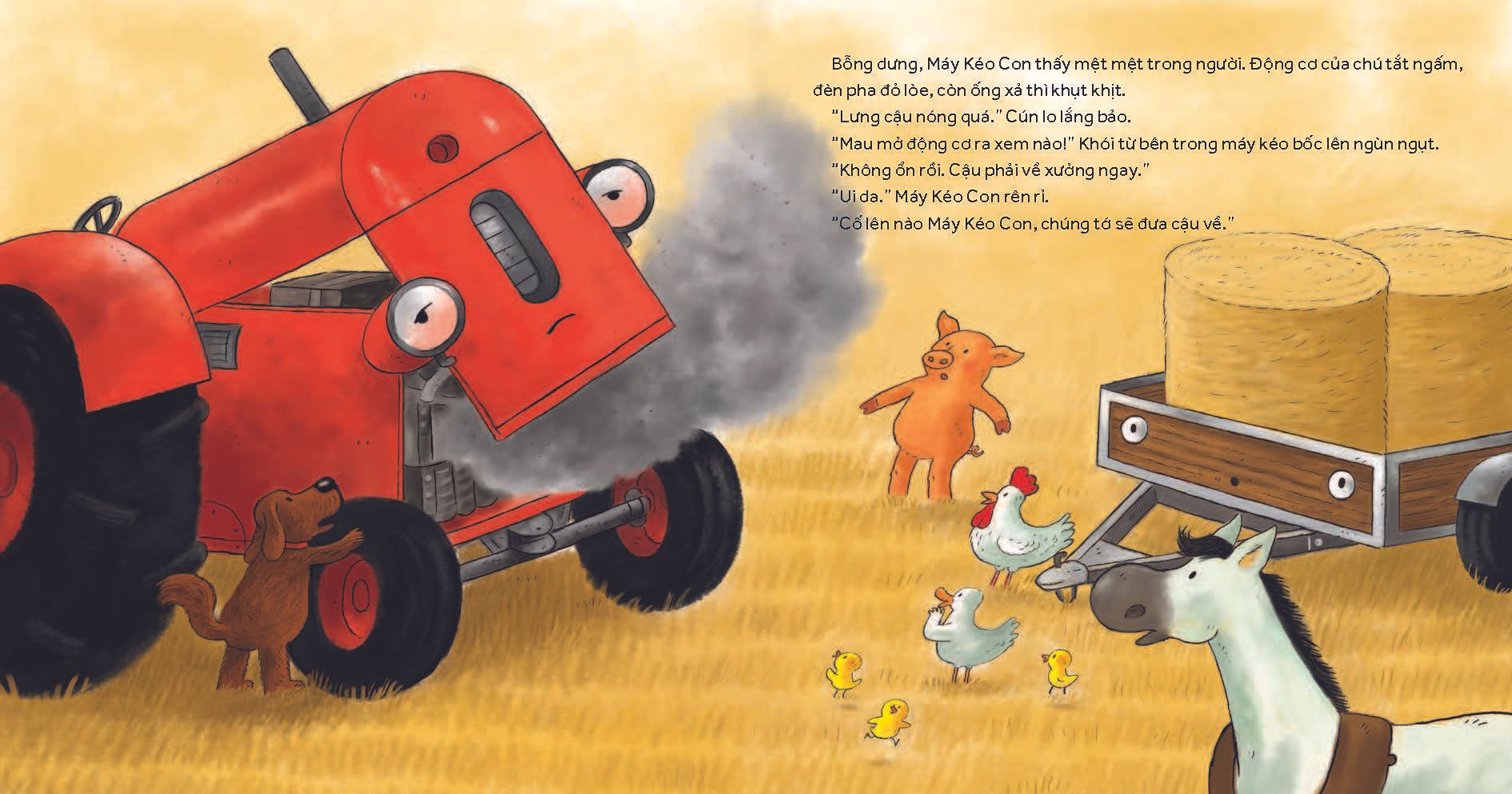 nông trại vui vẻ - máy kéo con bị ốm - Ảnh 6