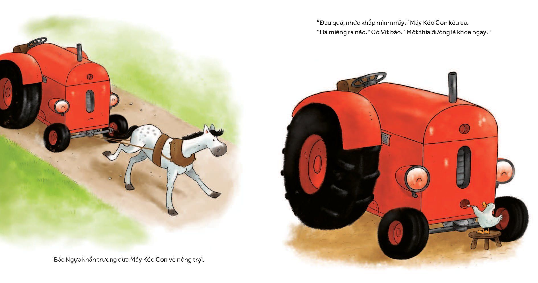 nông trại vui vẻ - máy kéo con bị ốm - Ảnh 7
