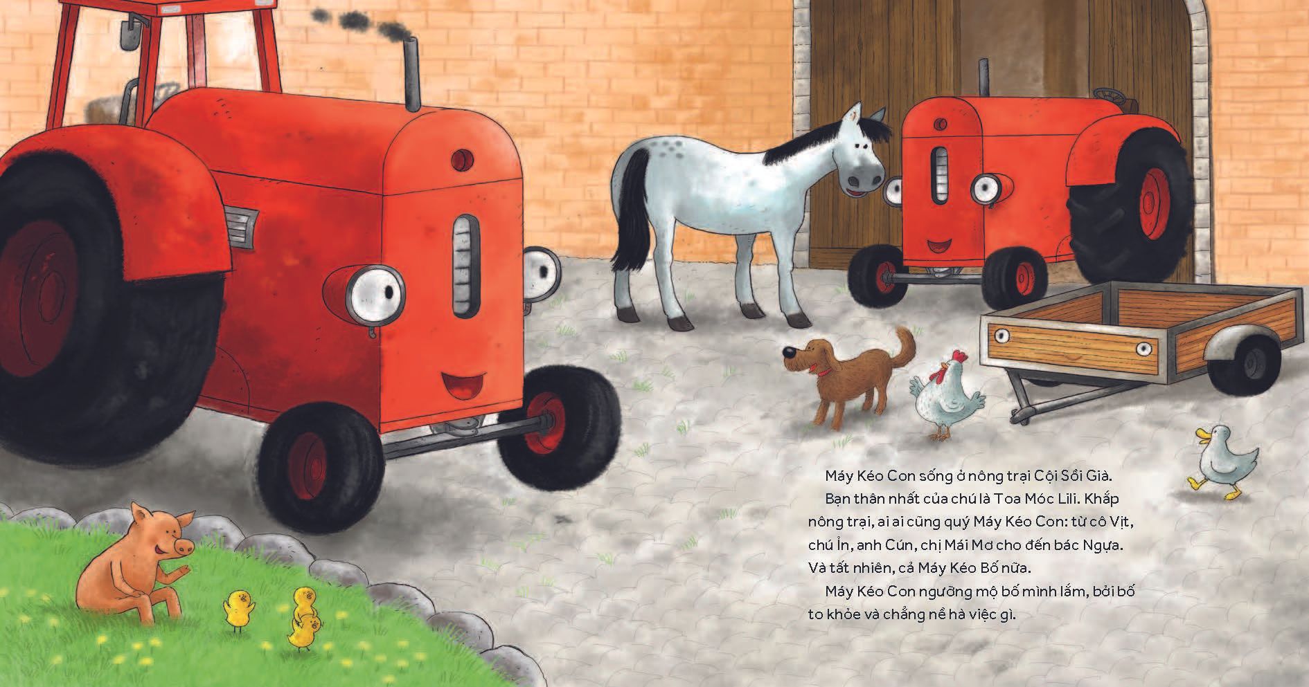 nông trại vui vẻ - máy kéo con dũng cảm - Ảnh 5