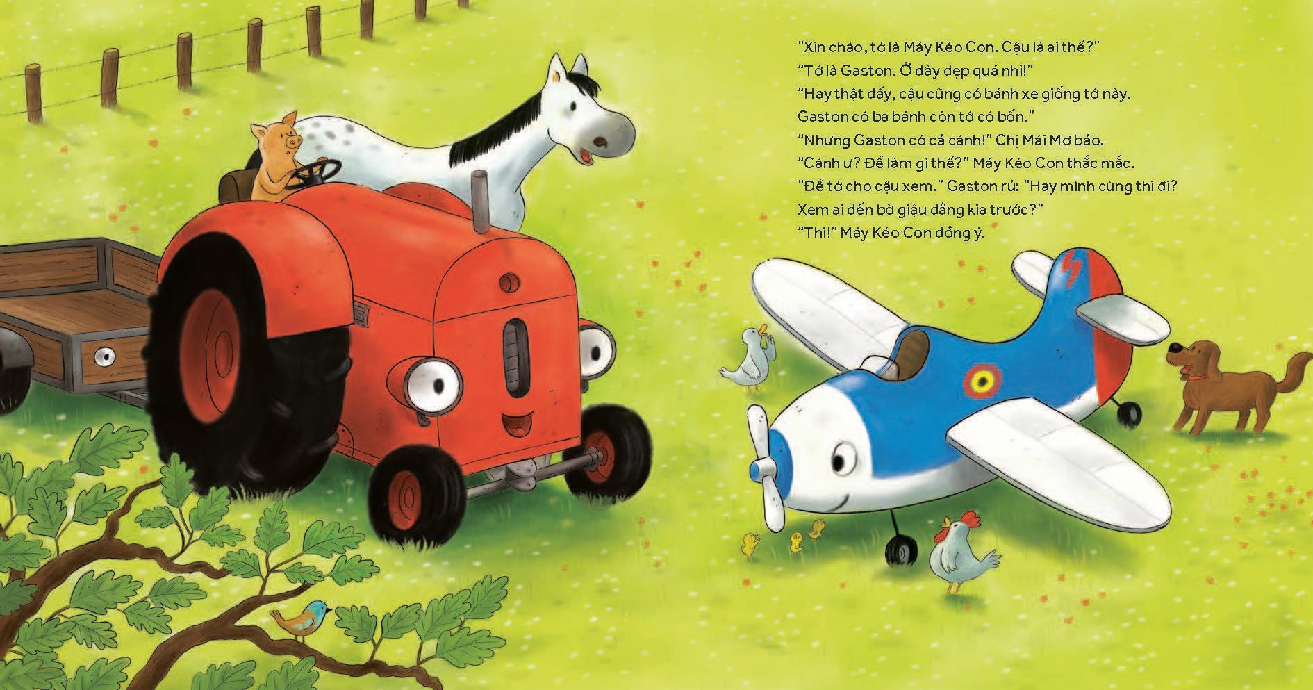 nông trại vui vẻ - máy kéo con muốn bay - Ảnh 6