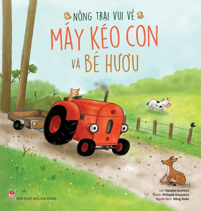 nông trại vui vẻ - máy kéo con và bé hươu - Ảnh 3