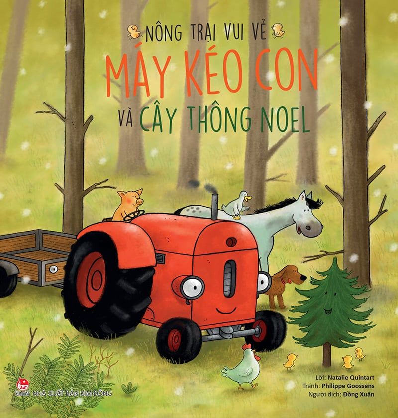 nông trại vui vẻ - máy kéo con và cây thông noel - Ảnh 3