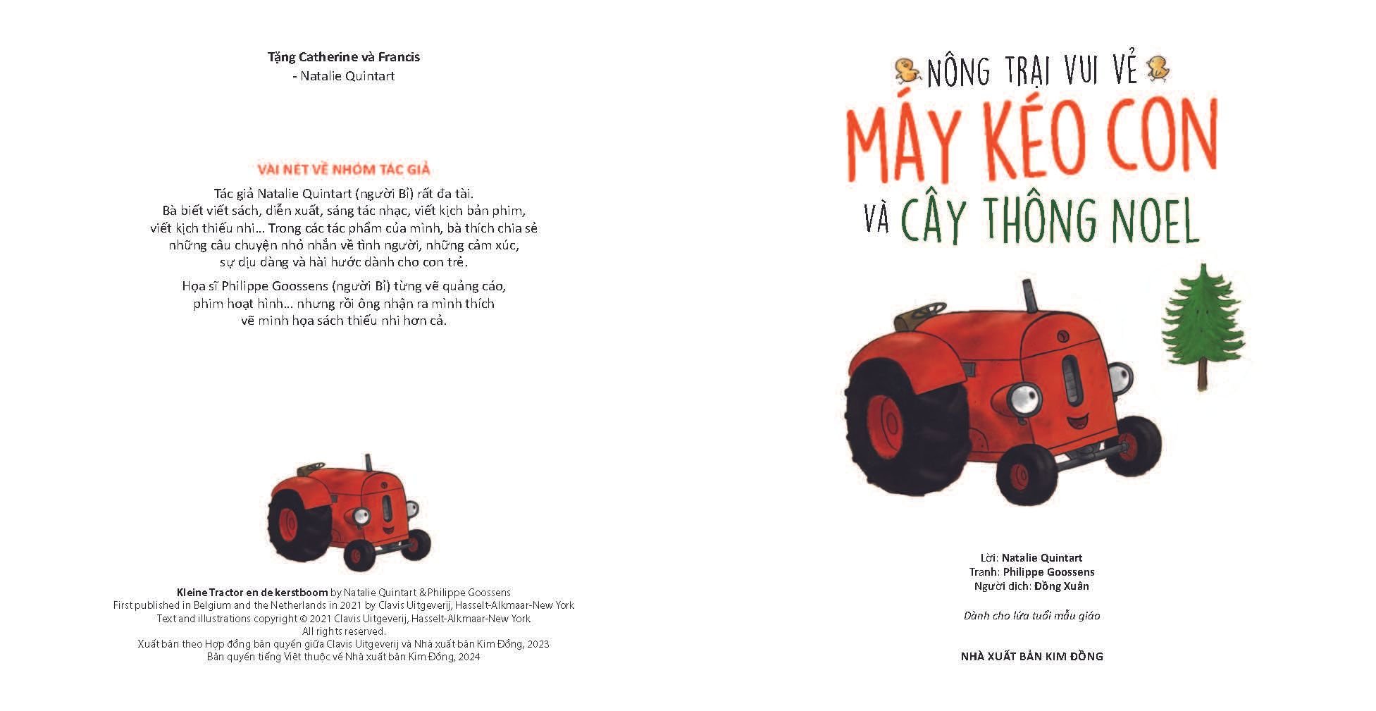 nông trại vui vẻ - máy kéo con và cây thông noel - Ảnh 4