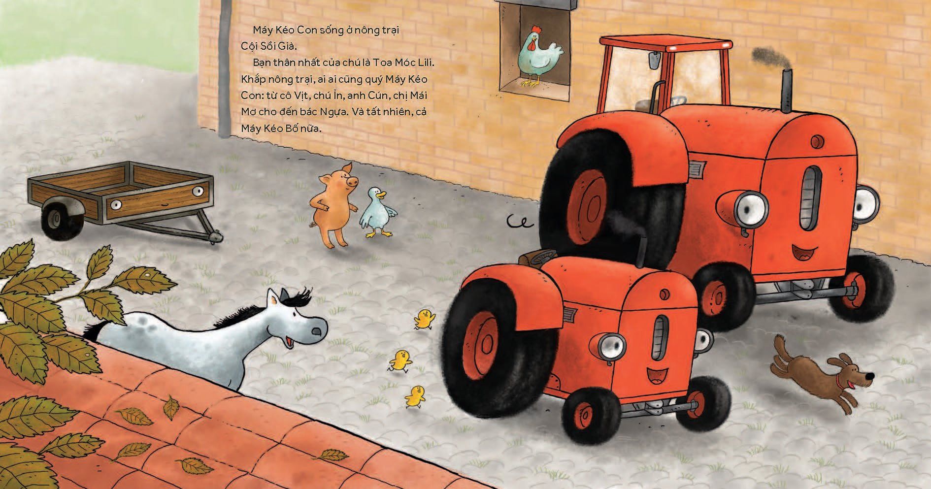 nông trại vui vẻ - máy kéo con và cây thông noel - Ảnh 5